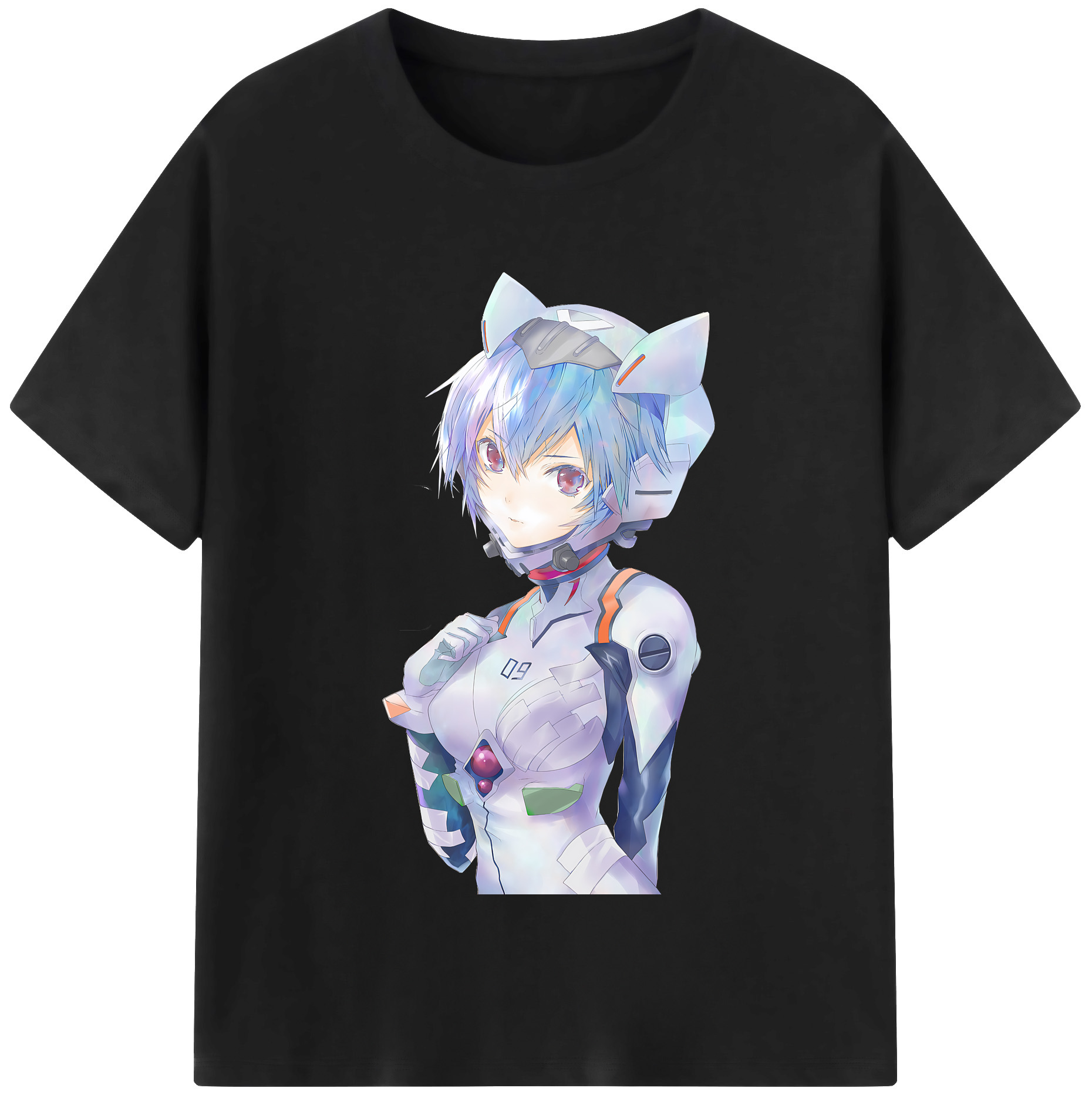 （画像用） EVA 新世紀エヴァンゲリオン レディースカジュアルプリントTシャツ（綿100％）