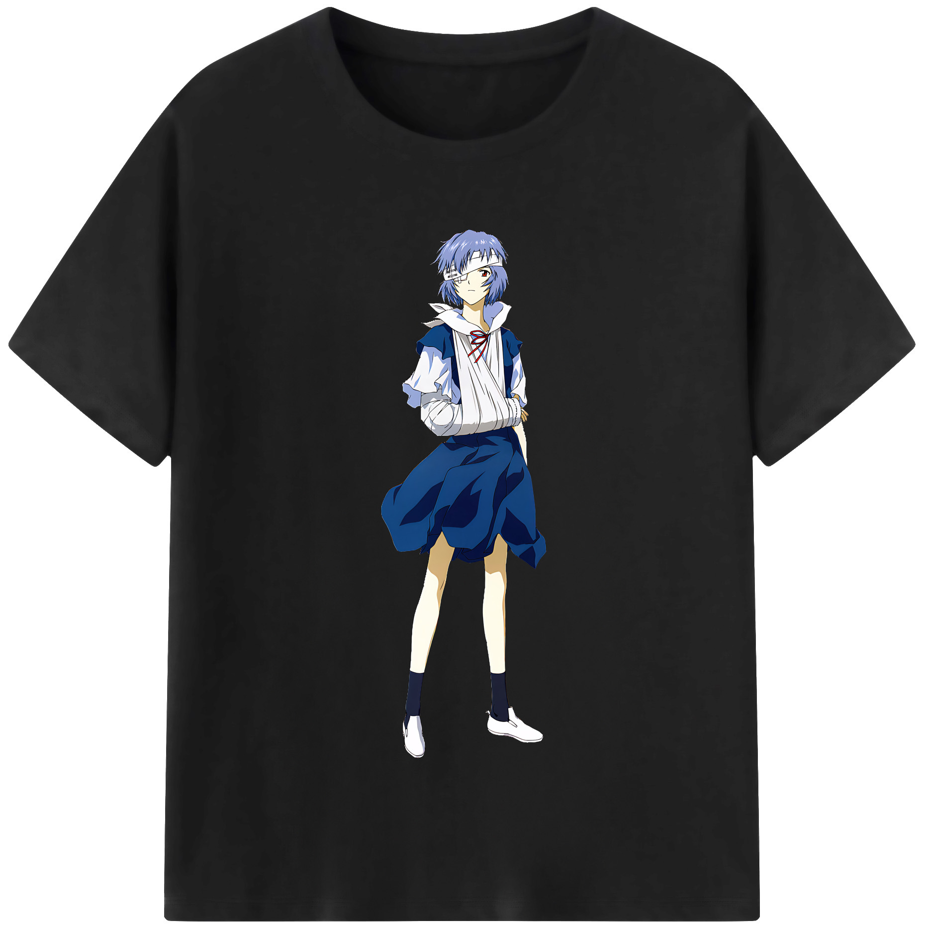 （画像用） EVA 新世紀エヴァンゲリオン レディースカジュアルプリントTシャツ（綿100％）