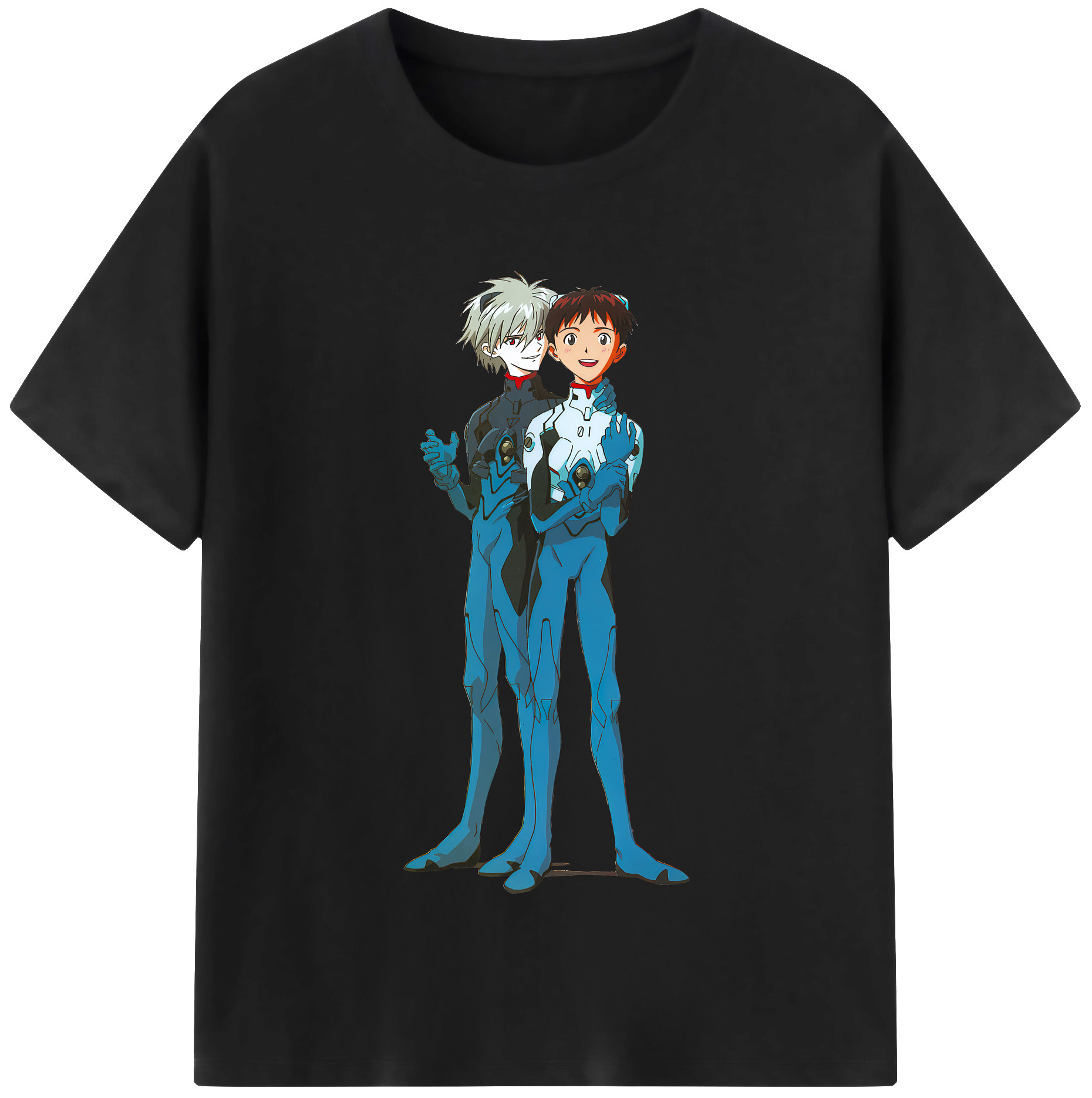 （画像用） EVA 新世紀エヴァンゲリオン レディースカジュアルプリントTシャツ（綿100％）