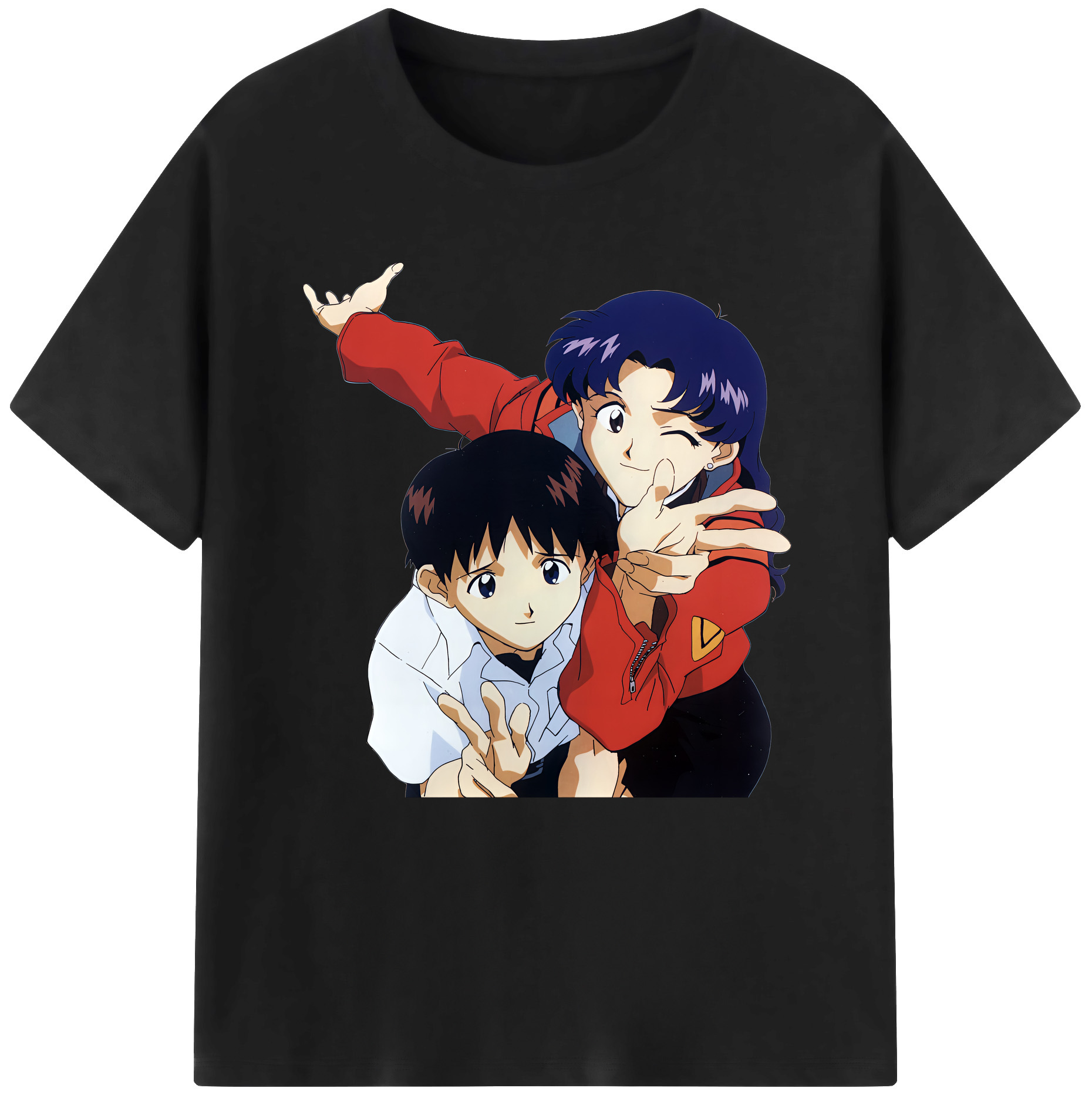 （画像用） EVA 新世紀エヴァンゲリオン レディースカジュアルプリントTシャツ（綿100％）