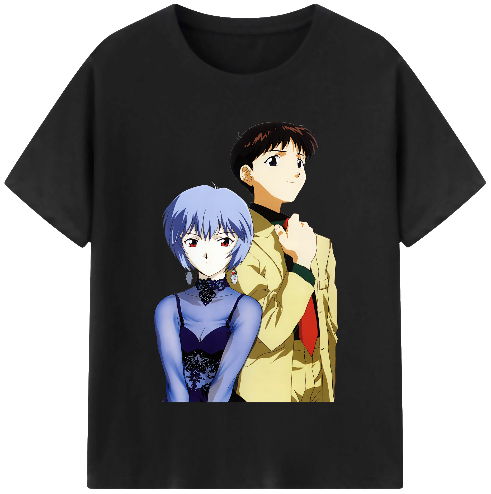 （画像用） EVA 新世紀エヴァンゲリオン レディースカジュアルプリントTシャツ（綿100％）
