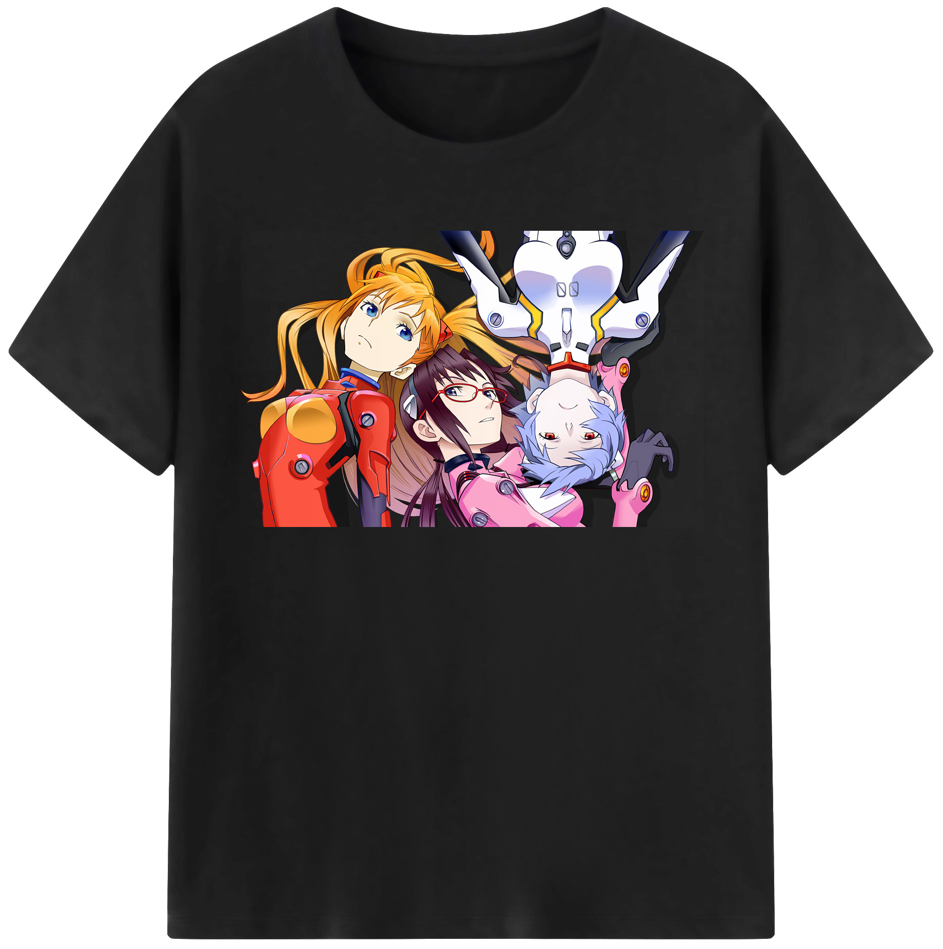 （画像用） EVA 新世紀エヴァンゲリオン レディースカジュアルプリントTシャツ（綿100％）