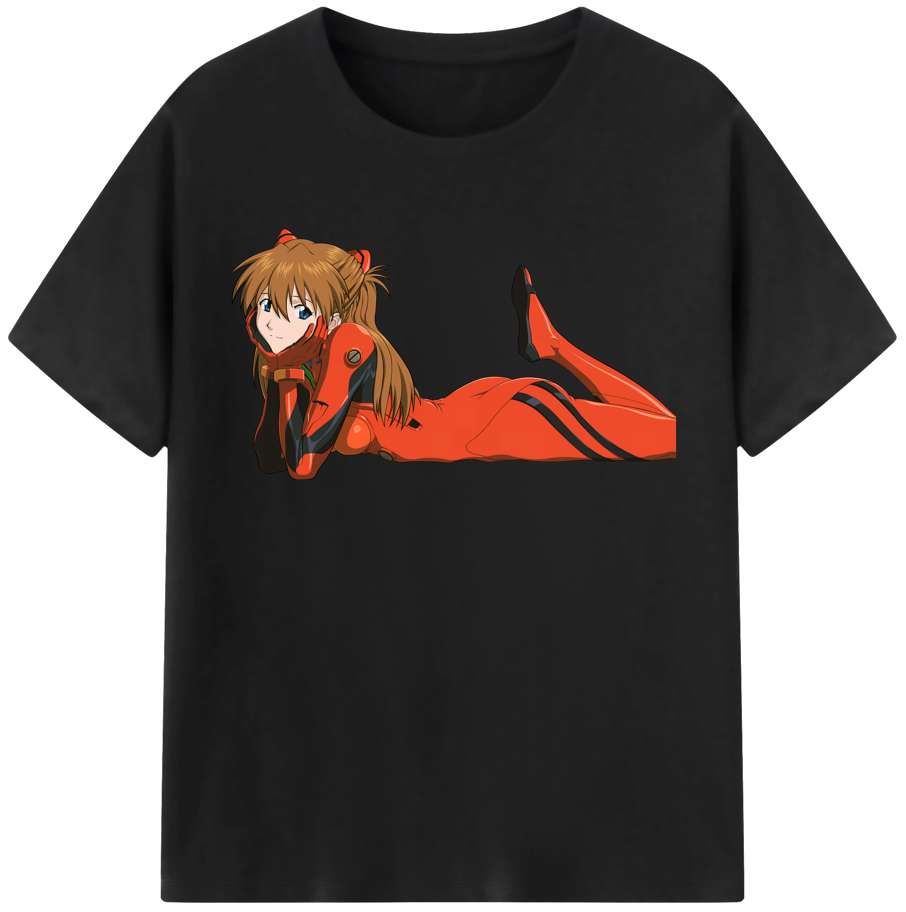 （画像用） EVA 新世紀エヴァンゲリオン レディースカジュアルプリントTシャツ（綿100％）