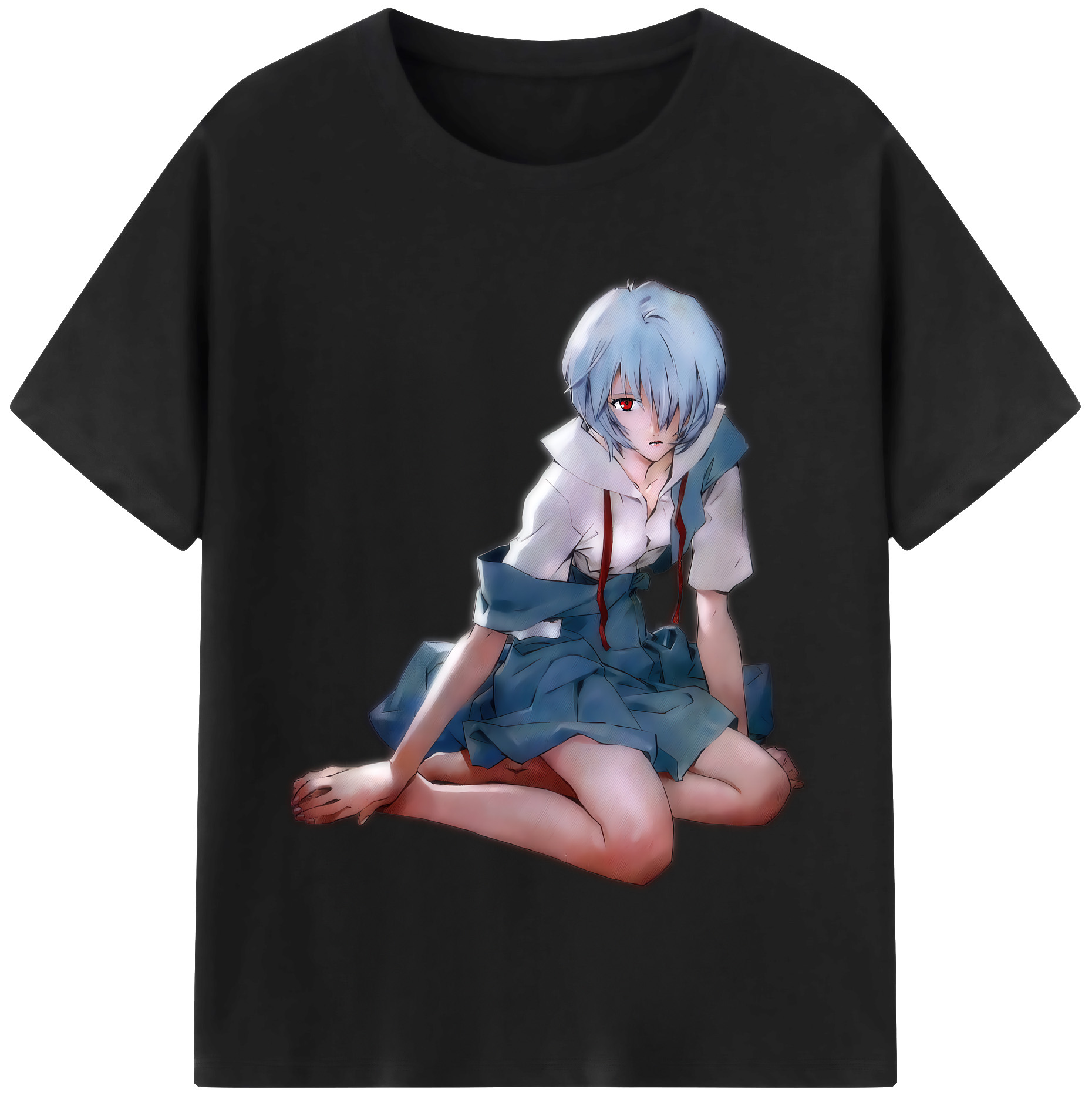 （画像用） EVA 新世紀エヴァンゲリオン レディースカジュアルプリントTシャツ（綿100％）