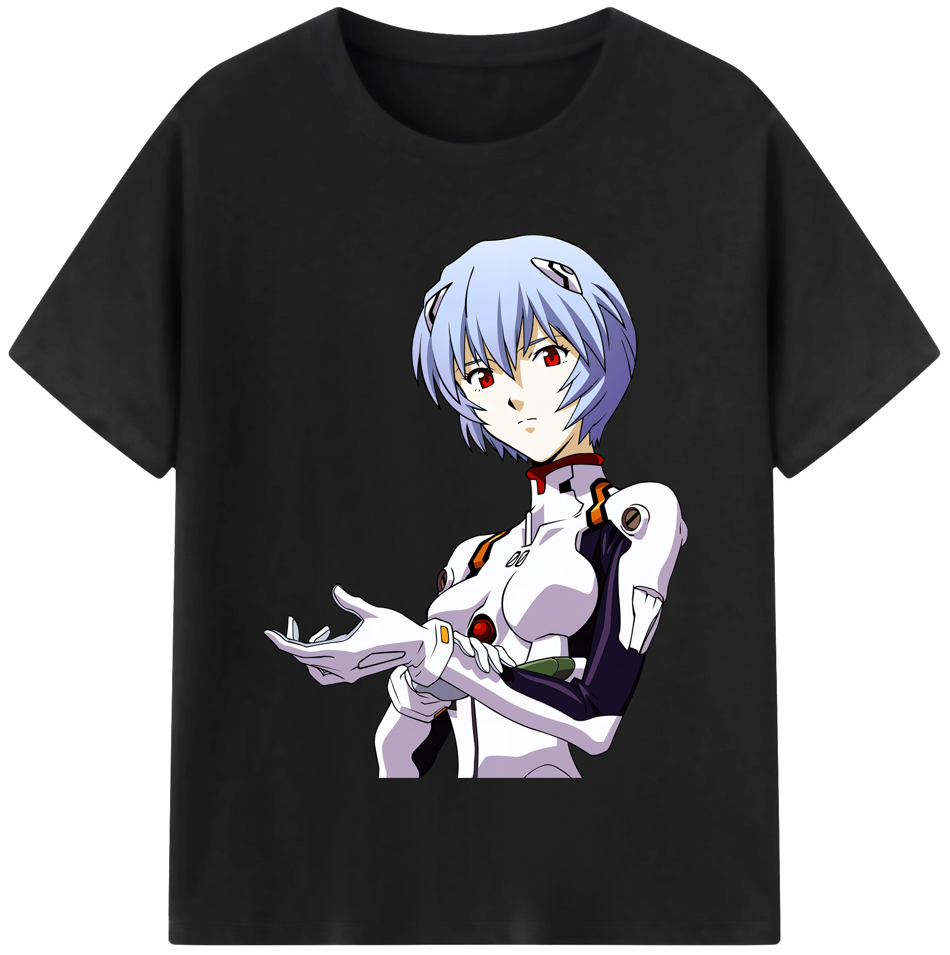 （画像用） EVA 新世紀エヴァンゲリオン レディースカジュアルプリントTシャツ（綿100％）