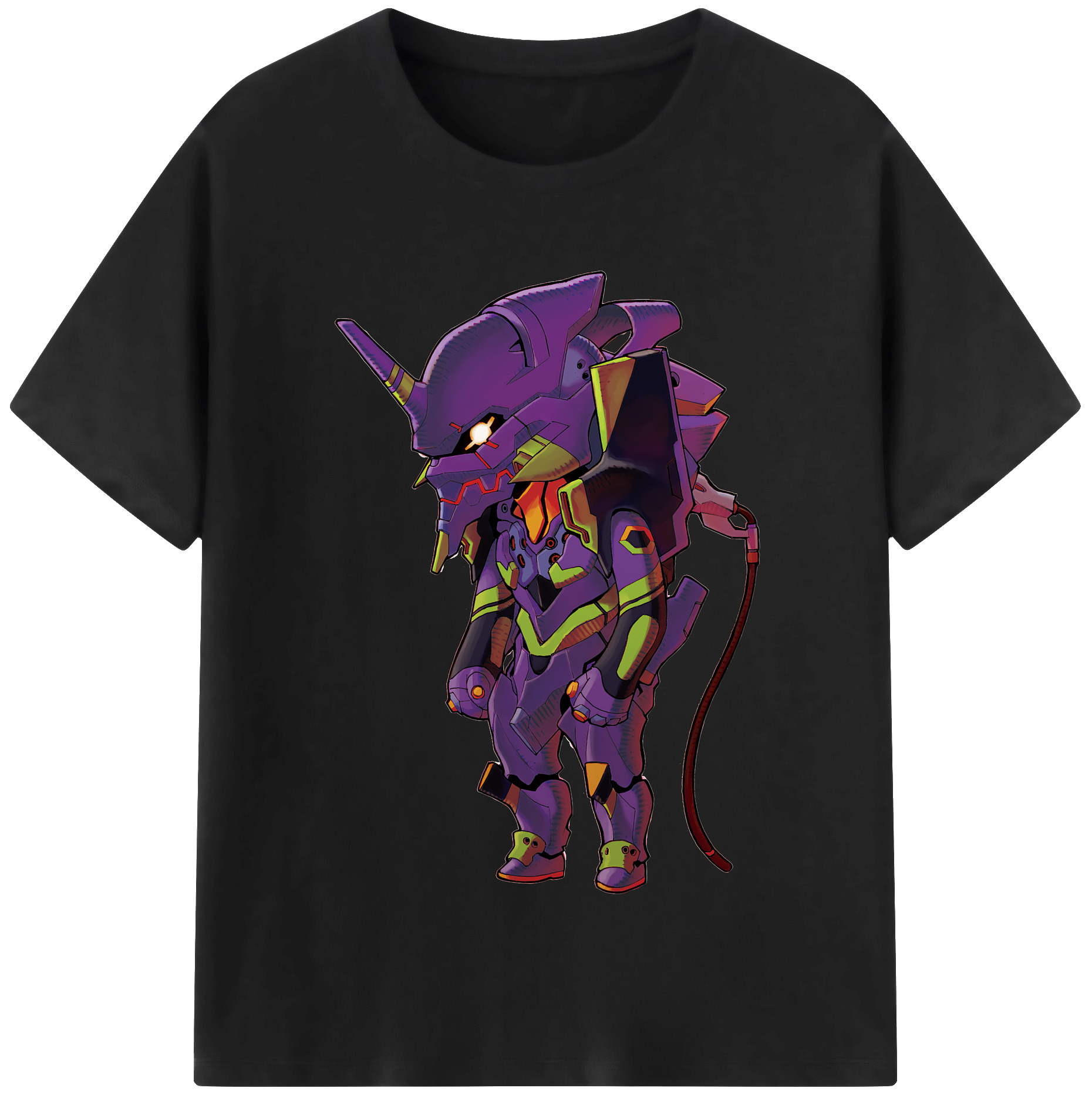 （画像用） EVA 新世紀エヴァンゲリオン レディースカジュアルプリントTシャツ（綿100％）