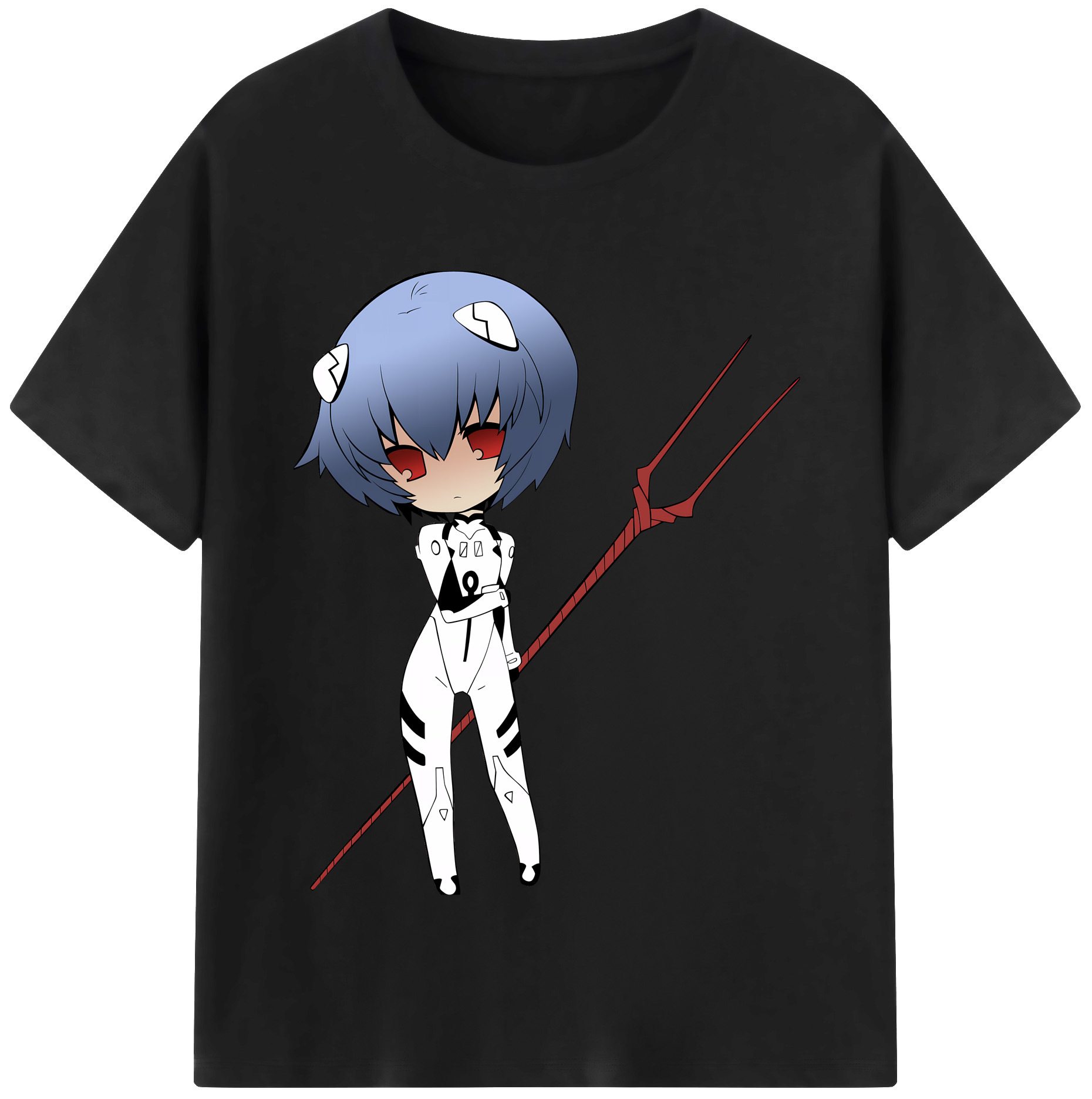 （画像用） EVA 新世紀エヴァンゲリオン レディースカジュアルプリントTシャツ（綿100％）