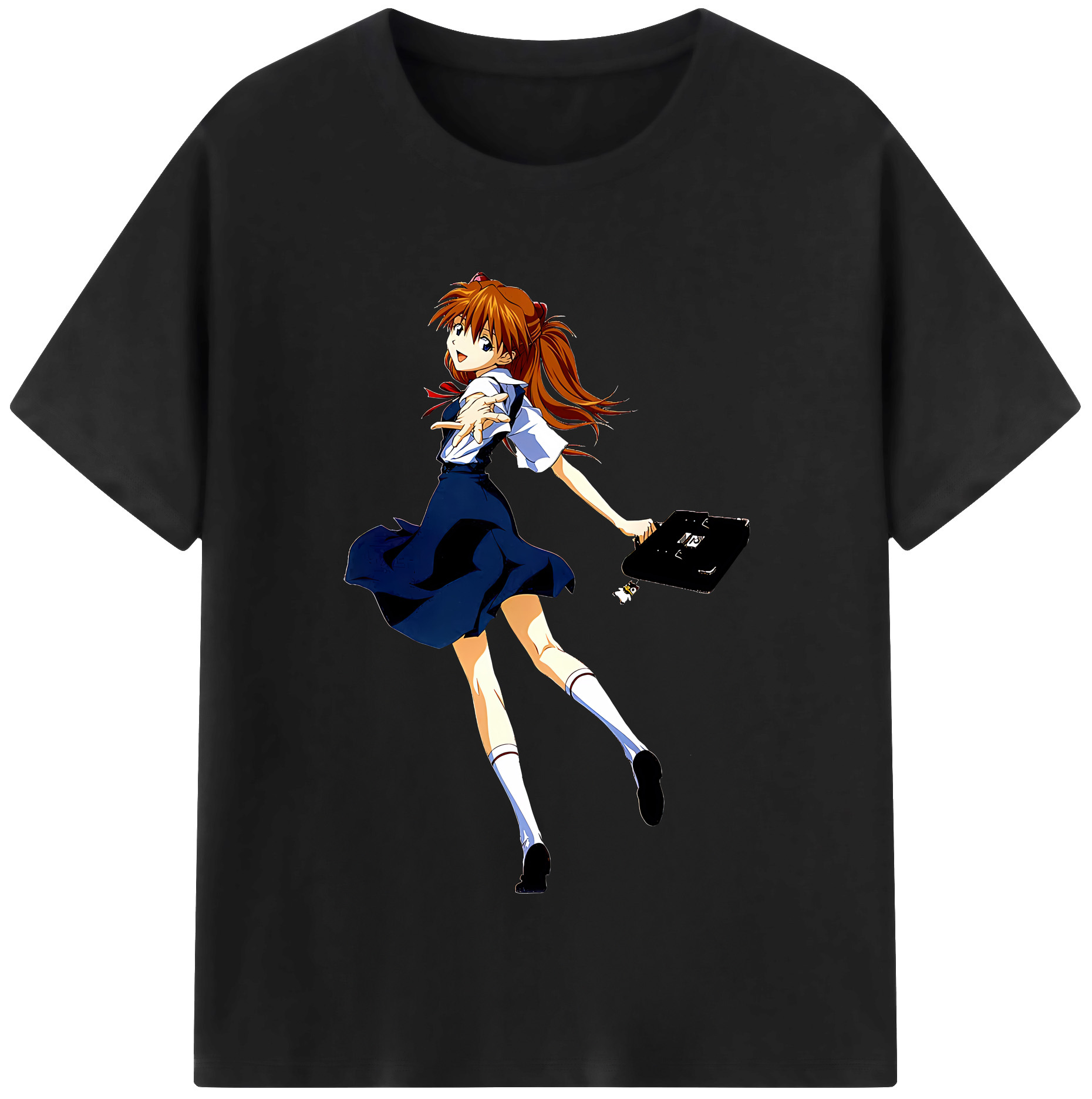 （画像用） EVA 新世紀エヴァンゲリオン レディースカジュアルプリントTシャツ（綿100％）