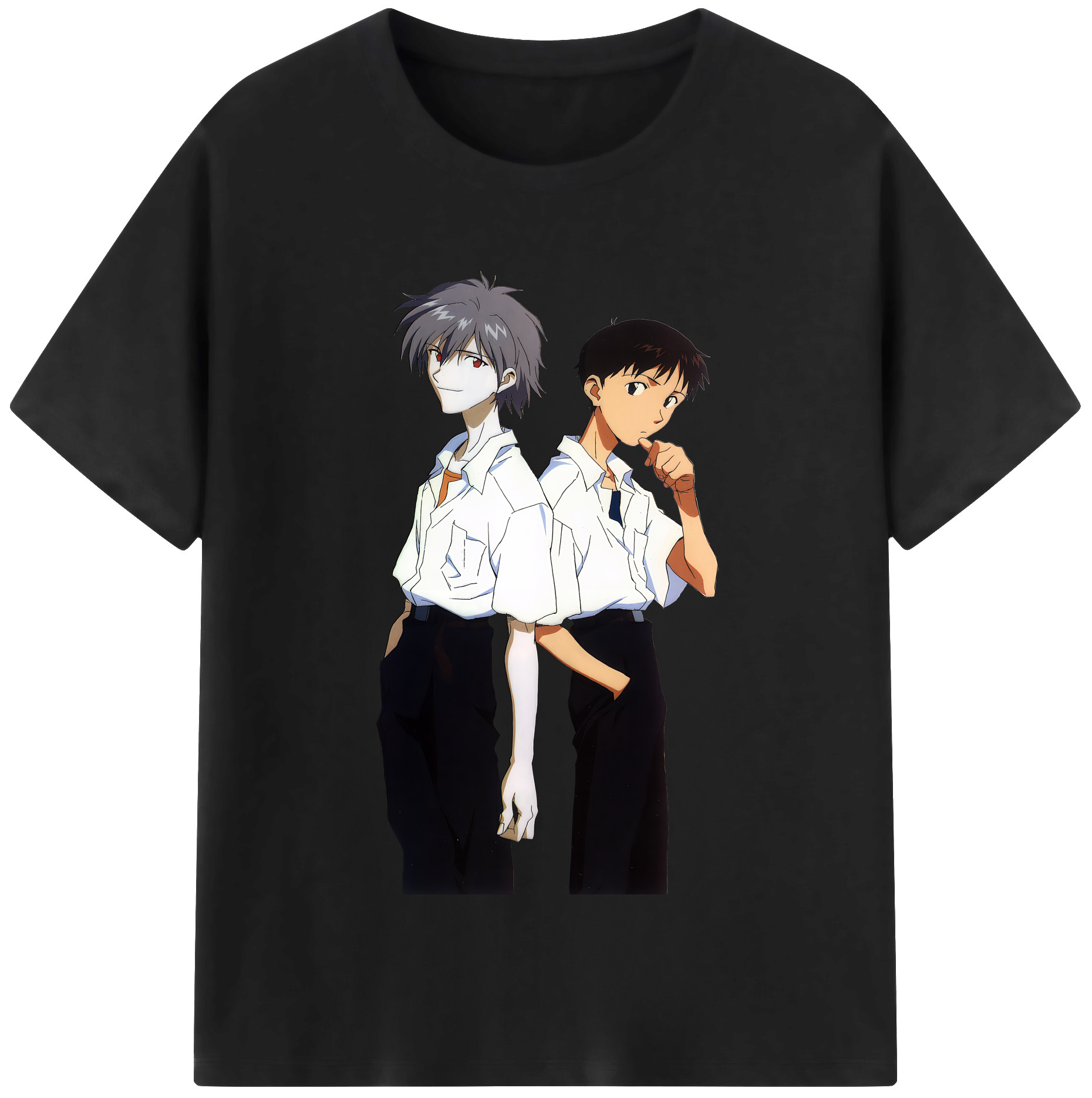 （画像用） EVA 新世紀エヴァンゲリオン レディースカジュアルプリントTシャツ（綿100％）