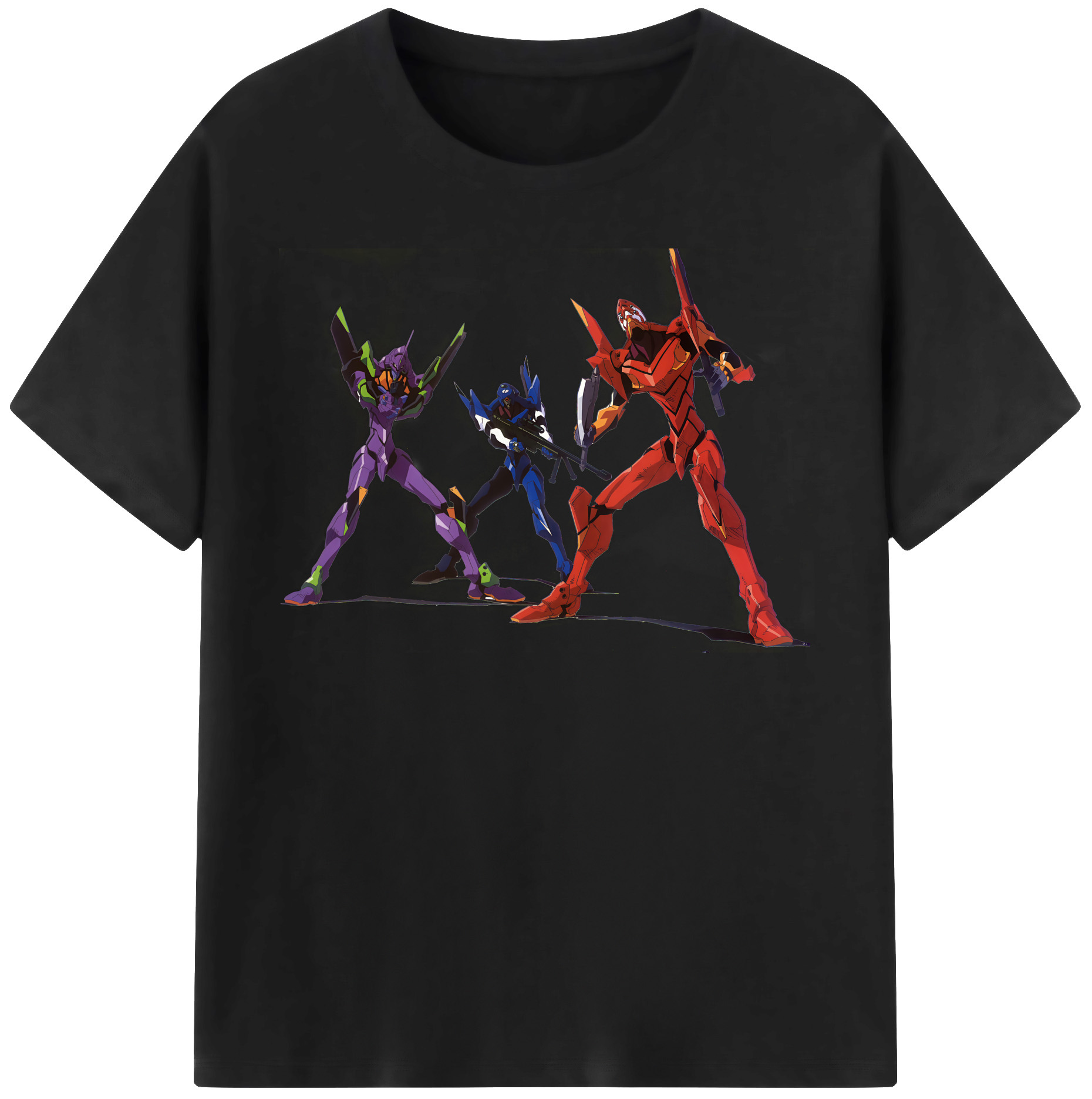 （画像用） EVA 新世紀エヴァンゲリオン レディースカジュアルプリントTシャツ（綿100％）