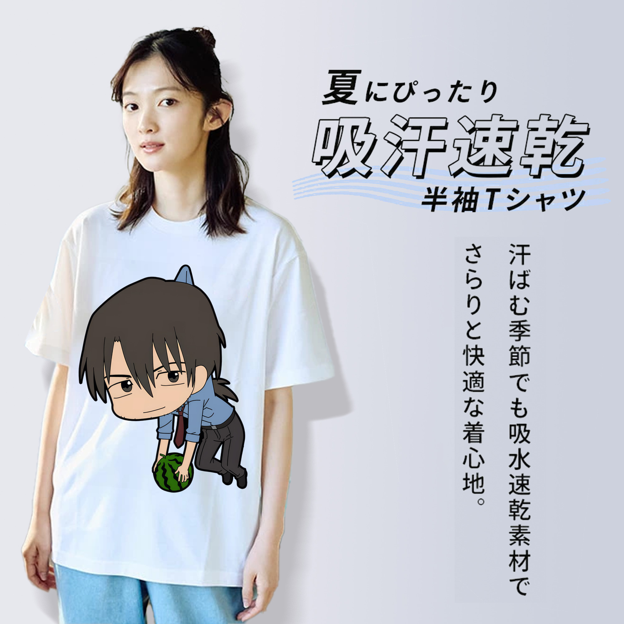 EVA 新世紀エヴァンゲリオン レディースカジュアルプリントTシャツ（綿100％）
