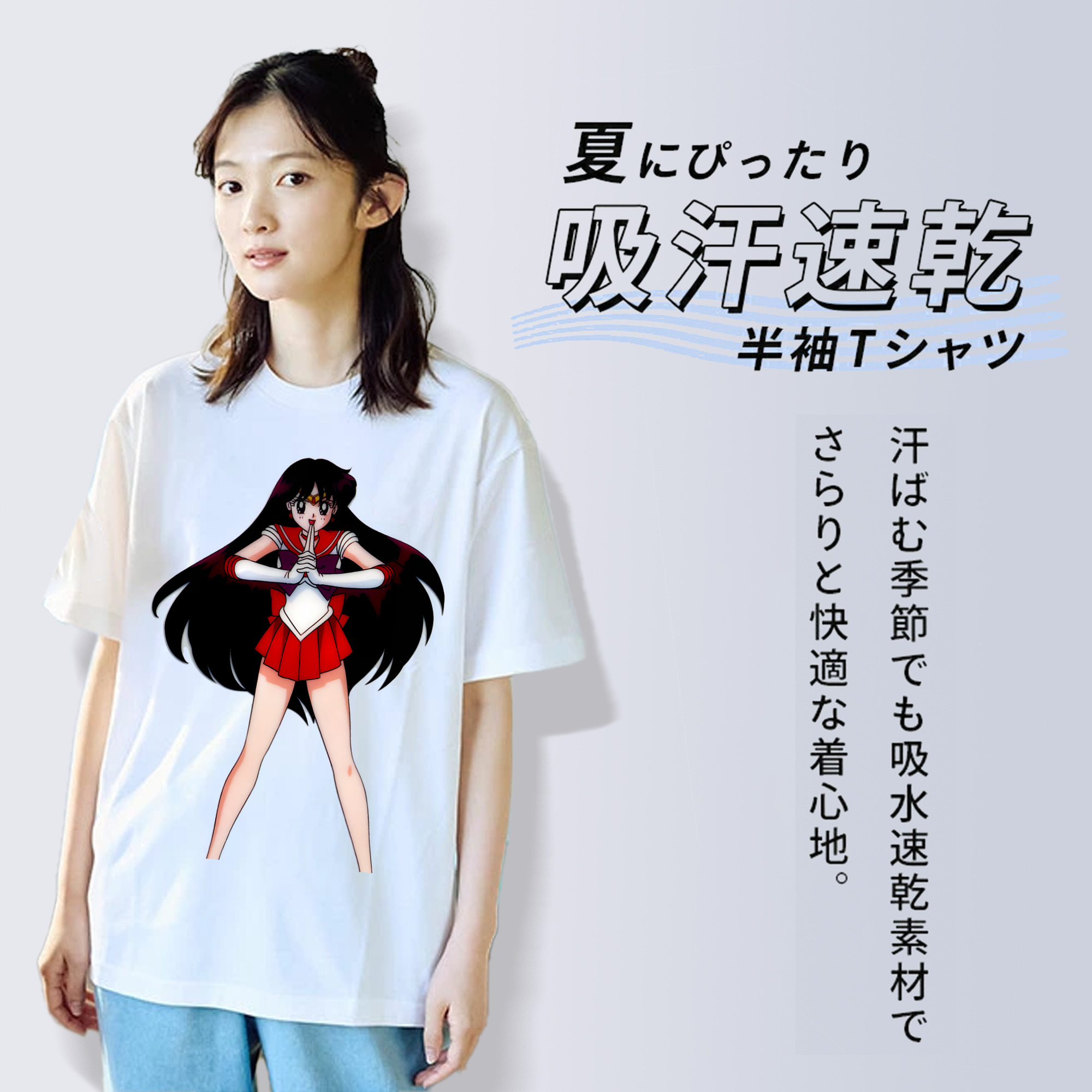 EVA 新世紀エヴァンゲリオン レディースカジュアルプリントTシャツ（綿100％）