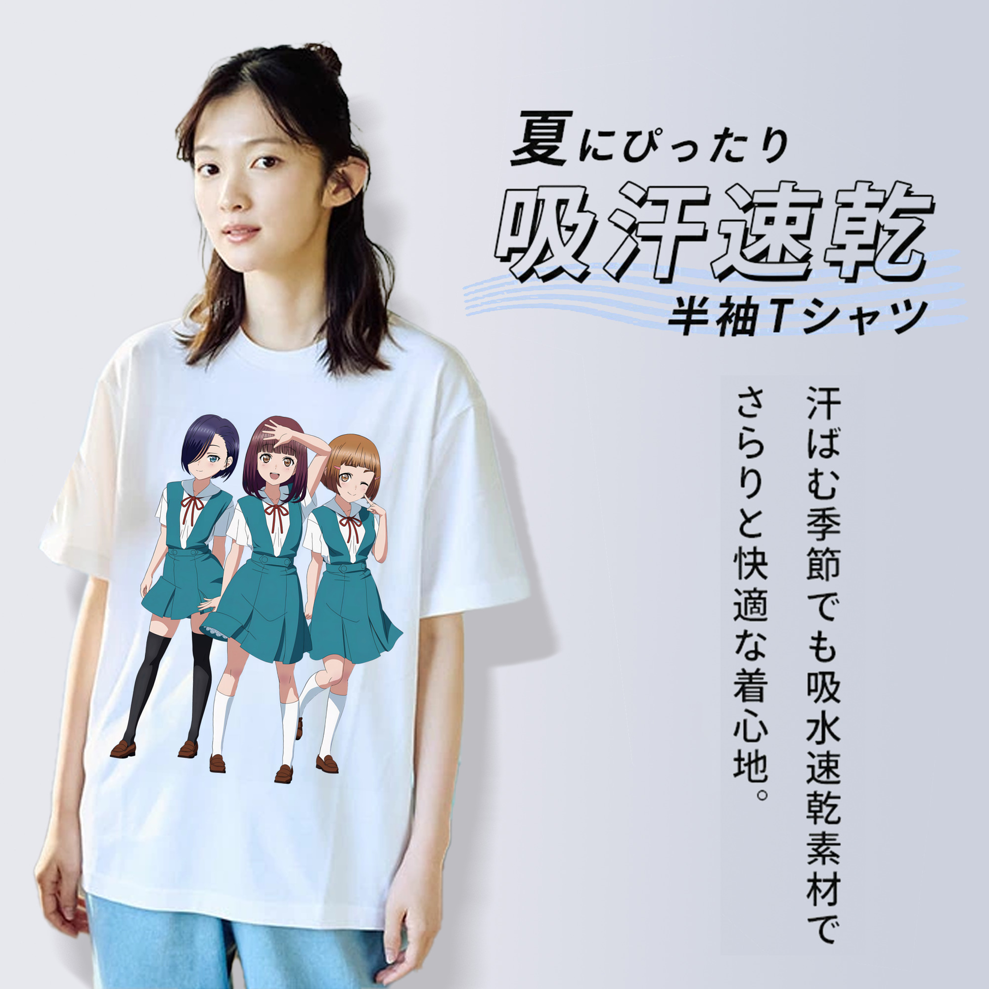 EVA 新世紀エヴァンゲリオン レディースカジュアルプリントTシャツ（綿100％）