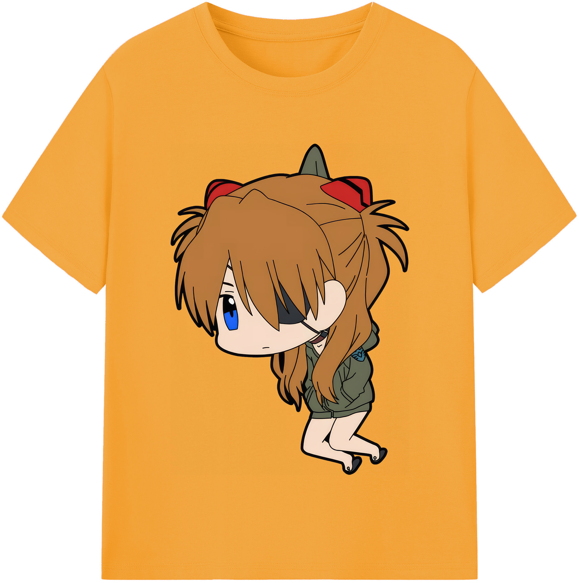 （画像用） EVA 新世紀エヴァンゲリオン レディースカジュアルプリントTシャツ（綿100％）