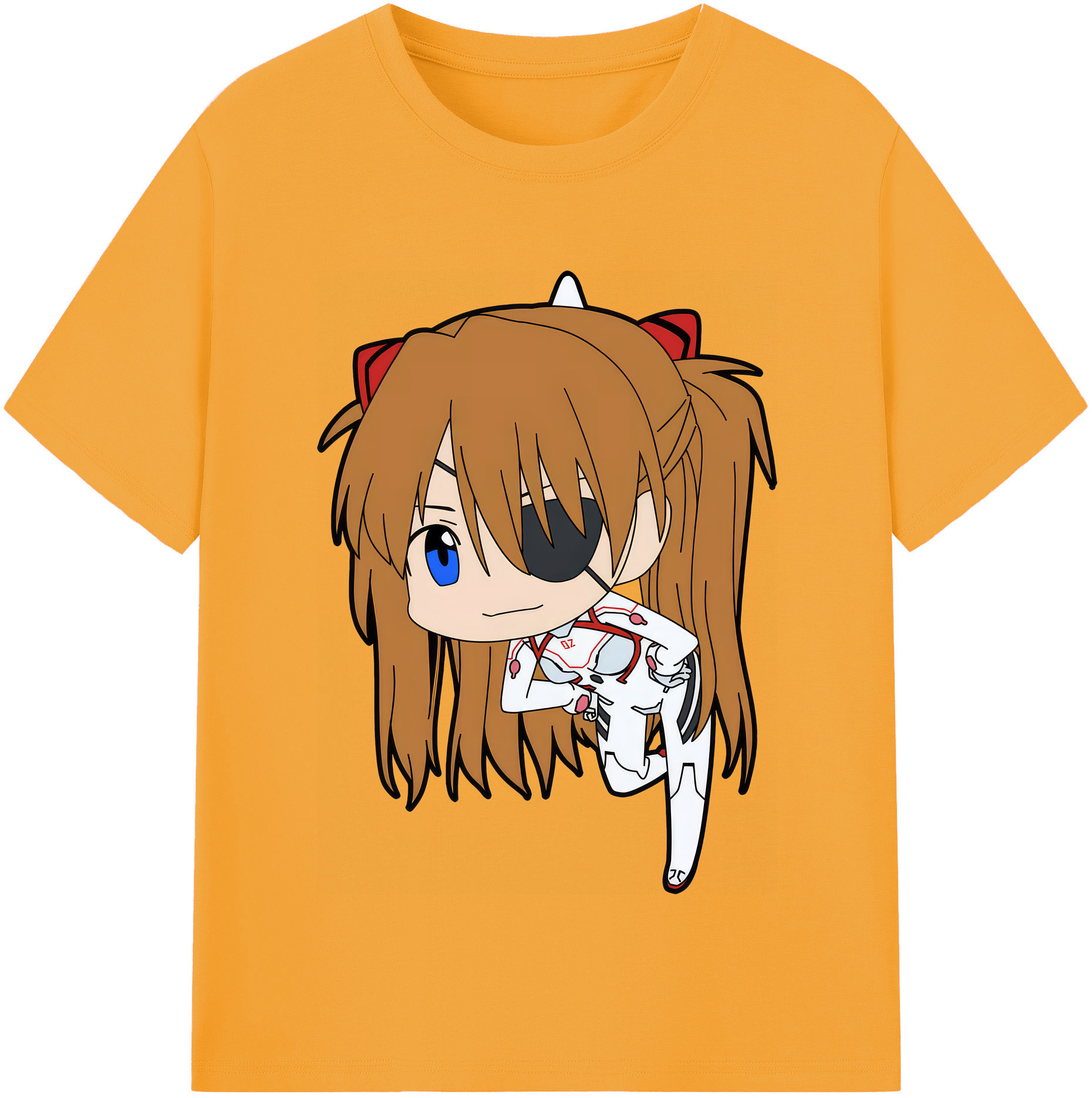 （画像用） EVA 新世紀エヴァンゲリオン レディースカジュアルプリントTシャツ（綿100％）