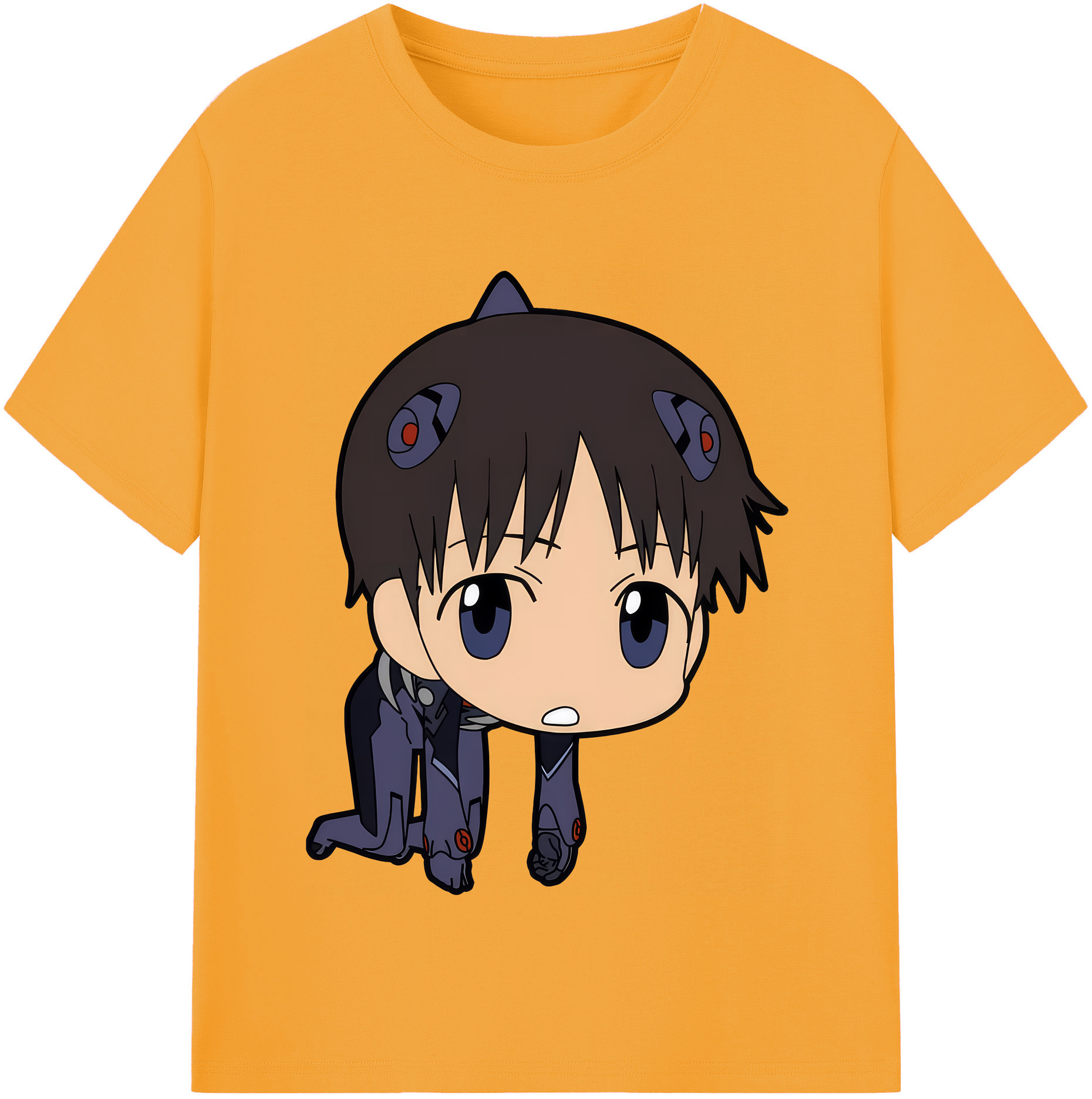 （画像用） EVA 新世紀エヴァンゲリオン レディースカジュアルプリントTシャツ（綿100％）