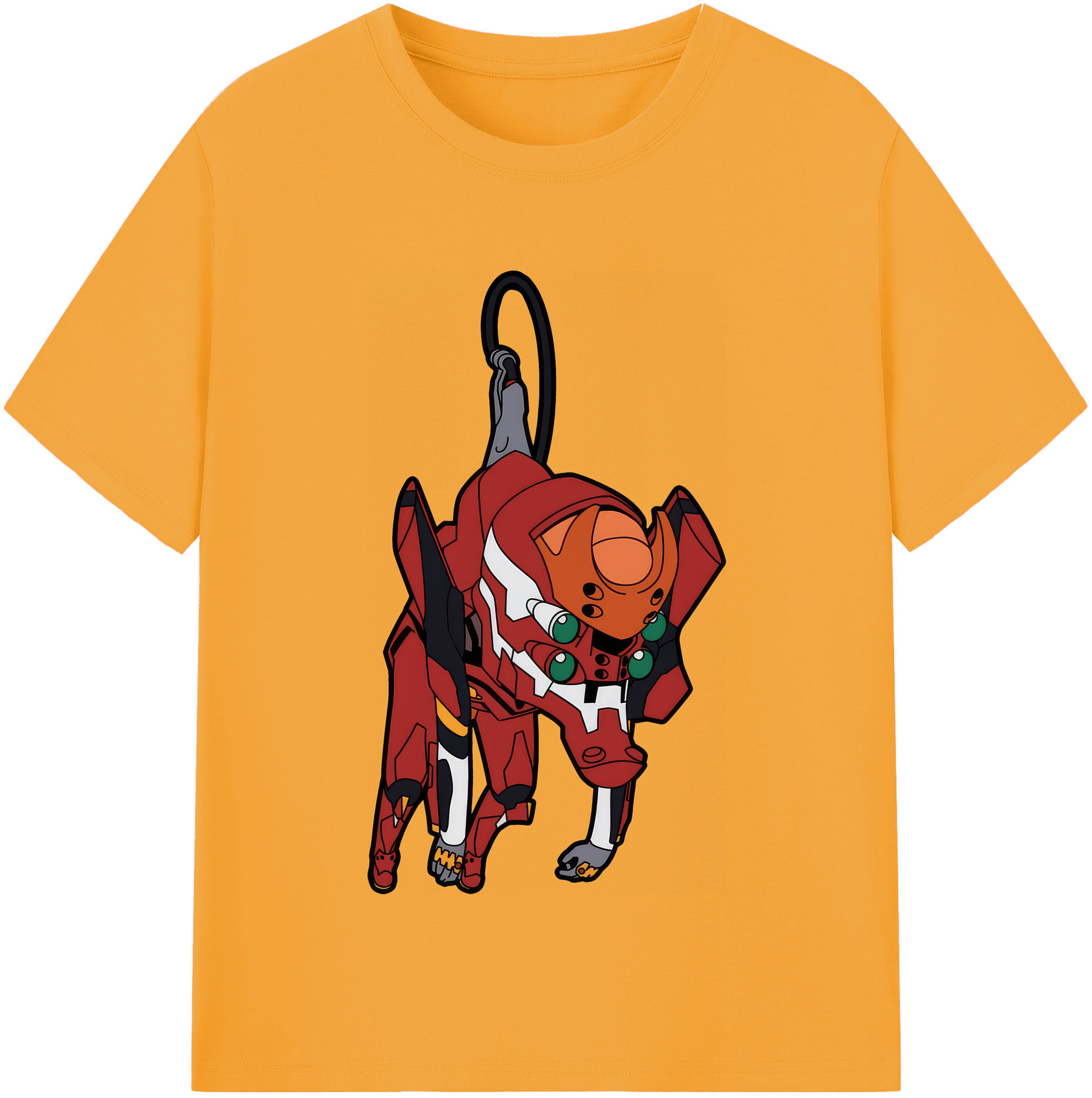 （画像用） EVA 新世紀エヴァンゲリオン レディースカジュアルプリントTシャツ（綿100％）