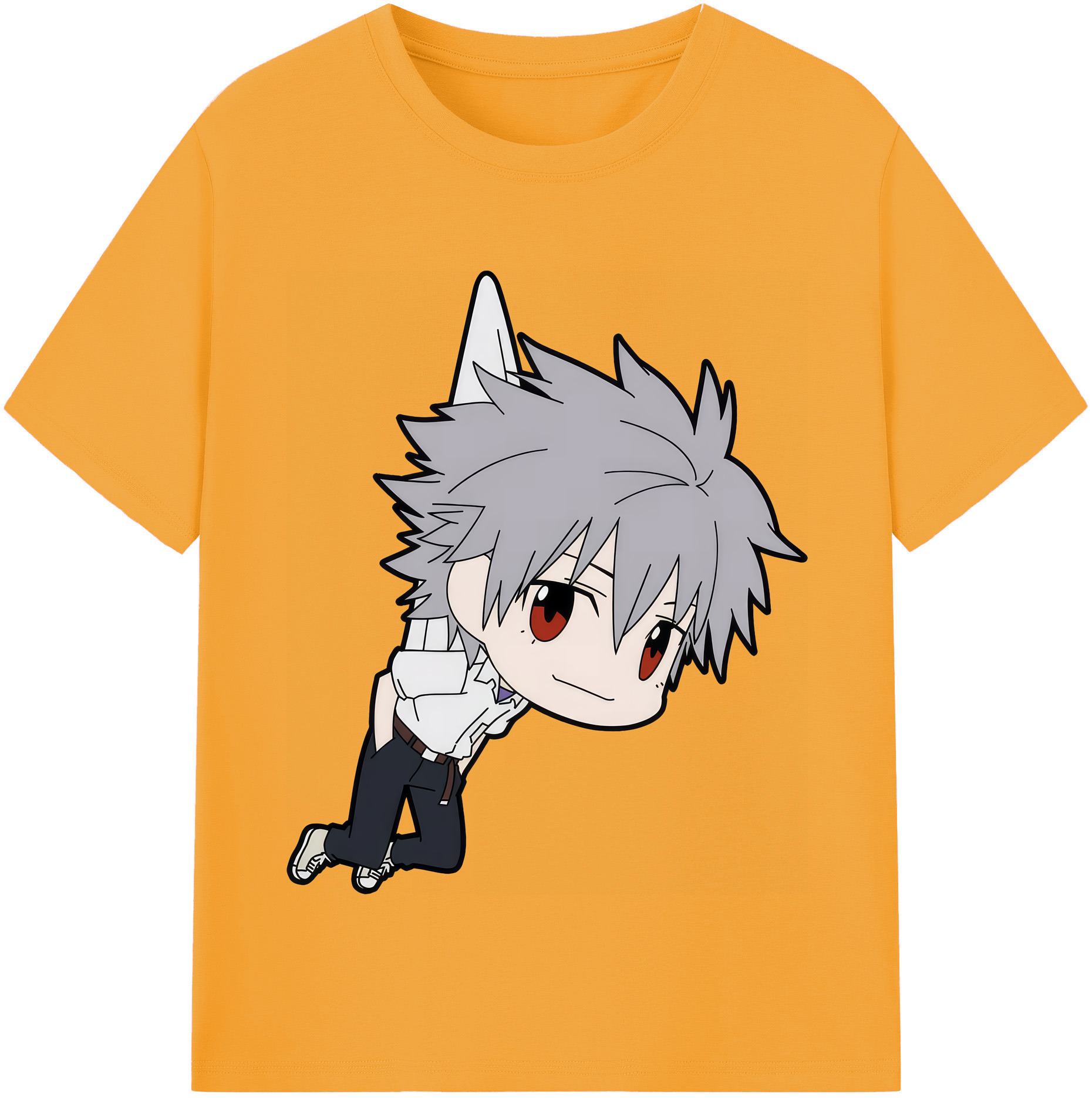 （画像用） EVA 新世紀エヴァンゲリオン レディースカジュアルプリントTシャツ（綿100％）