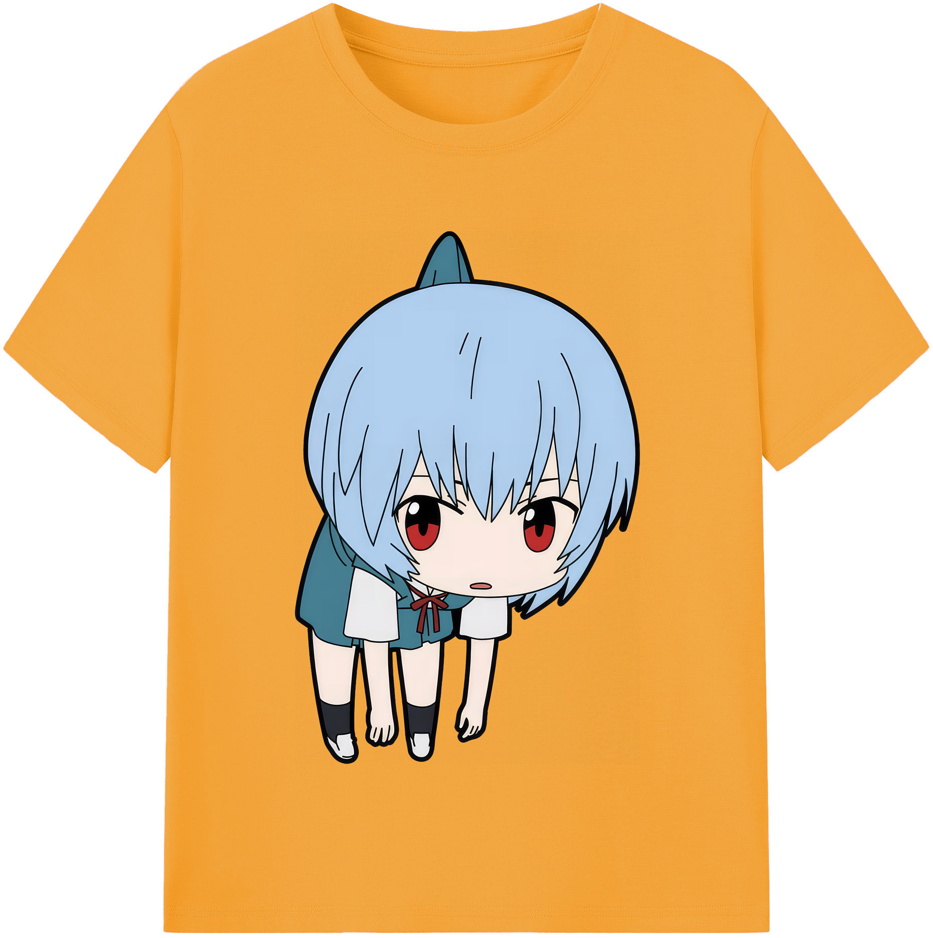 （画像用） EVA 新世紀エヴァンゲリオン レディースカジュアルプリントTシャツ（綿100％）