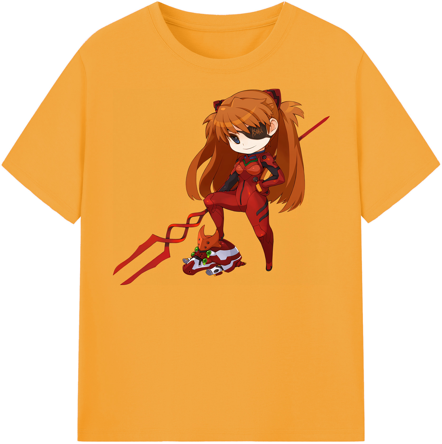（画像用） EVA 新世紀エヴァンゲリオン レディースカジュアルプリントTシャツ（綿100％）