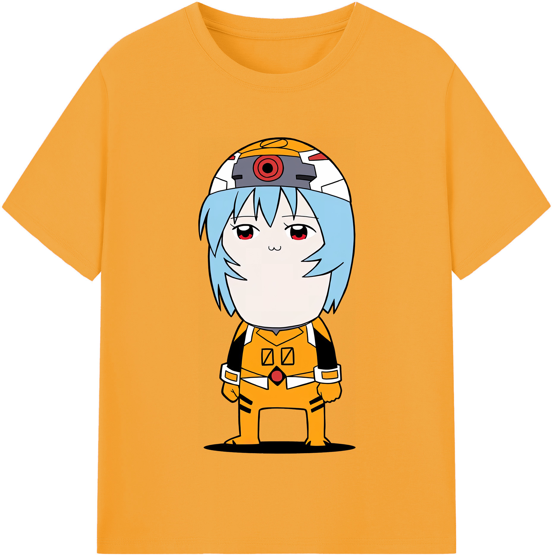 （画像用） EVA 新世紀エヴァンゲリオン レディースカジュアルプリントTシャツ（綿100％）
