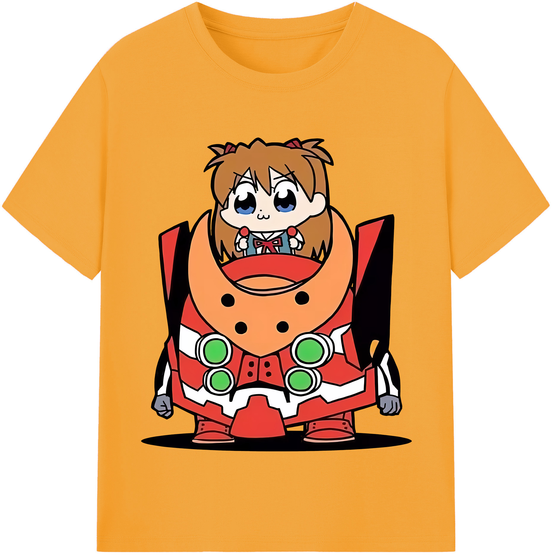 （画像用） EVA 新世紀エヴァンゲリオン レディースカジュアルプリントTシャツ（綿100％）