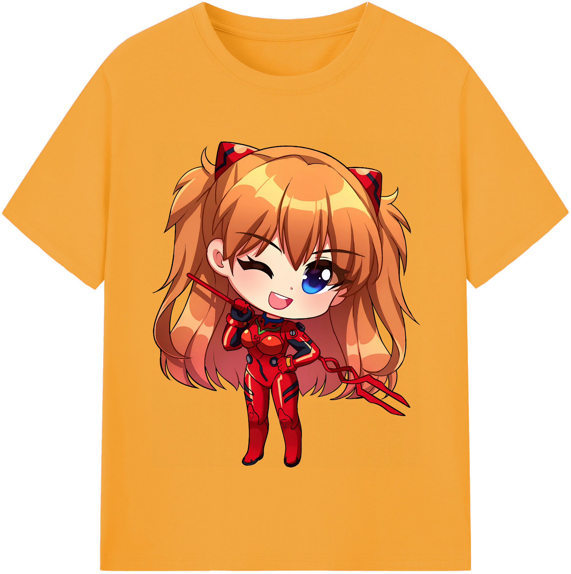 （画像用） EVA 新世紀エヴァンゲリオン レディースカジュアルプリントTシャツ（綿100％）