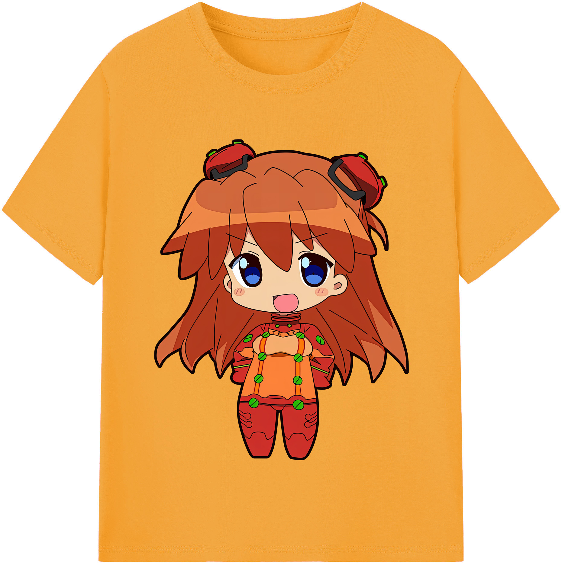 （画像用） EVA 新世紀エヴァンゲリオン レディースカジュアルプリントTシャツ（綿100％）