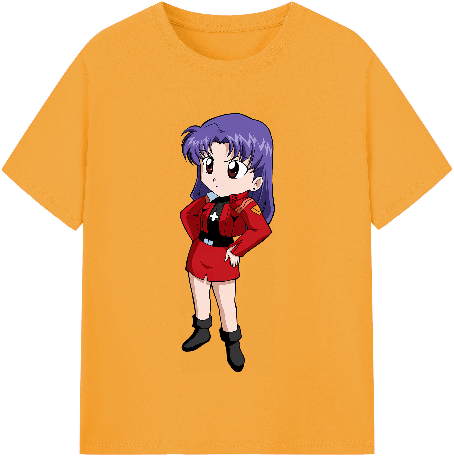 （画像用） EVA 新世紀エヴァンゲリオン レディースカジュアルプリントTシャツ（綿100％）