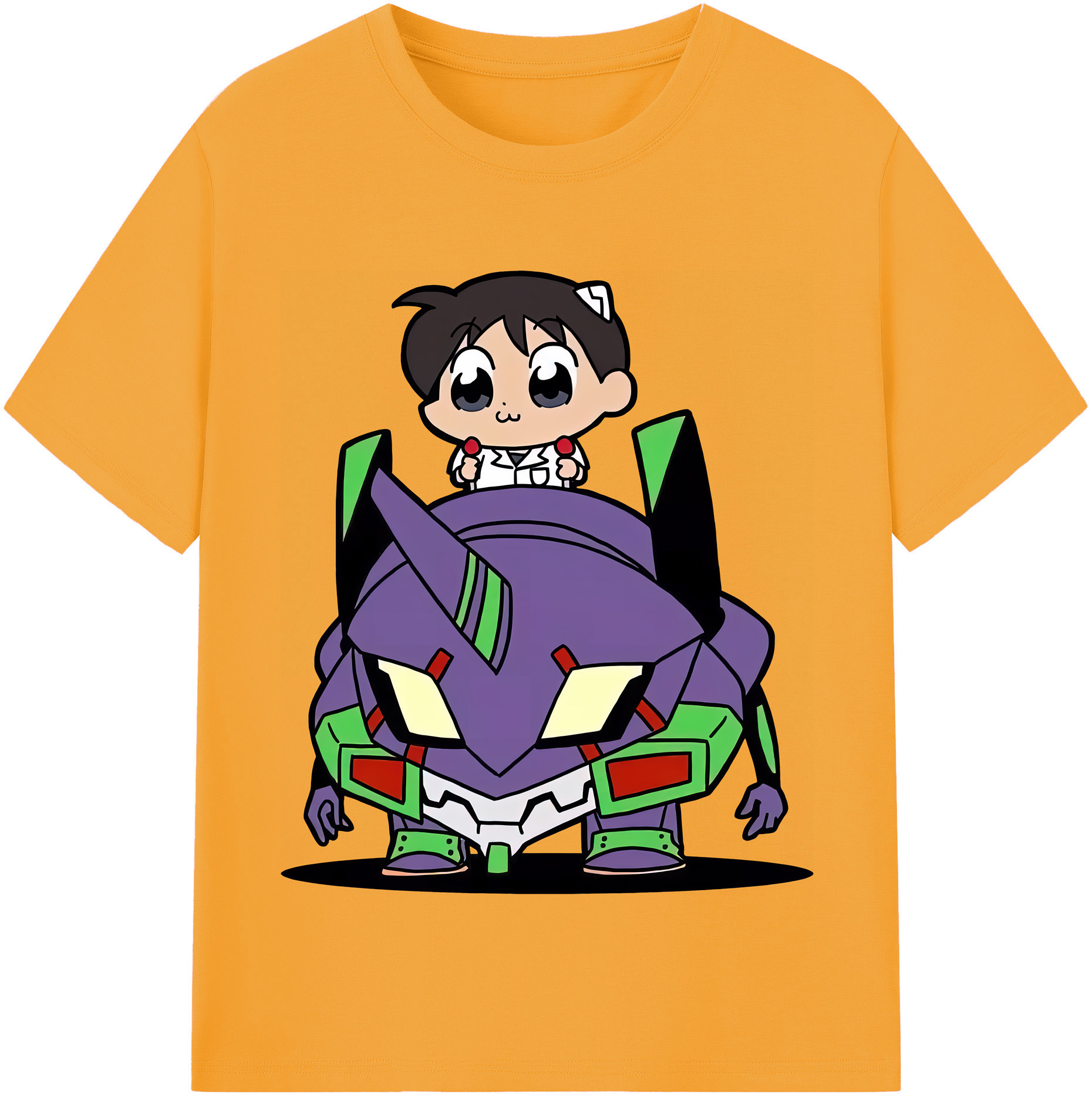 （画像用） EVA 新世紀エヴァンゲリオン レディースカジュアルプリントTシャツ（綿100％）