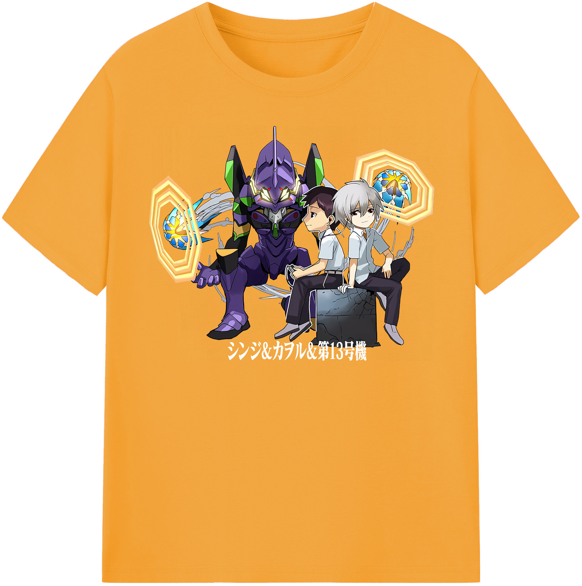 （画像用） EVA 新世紀エヴァンゲリオン レディースカジュアルプリントTシャツ（綿100％）