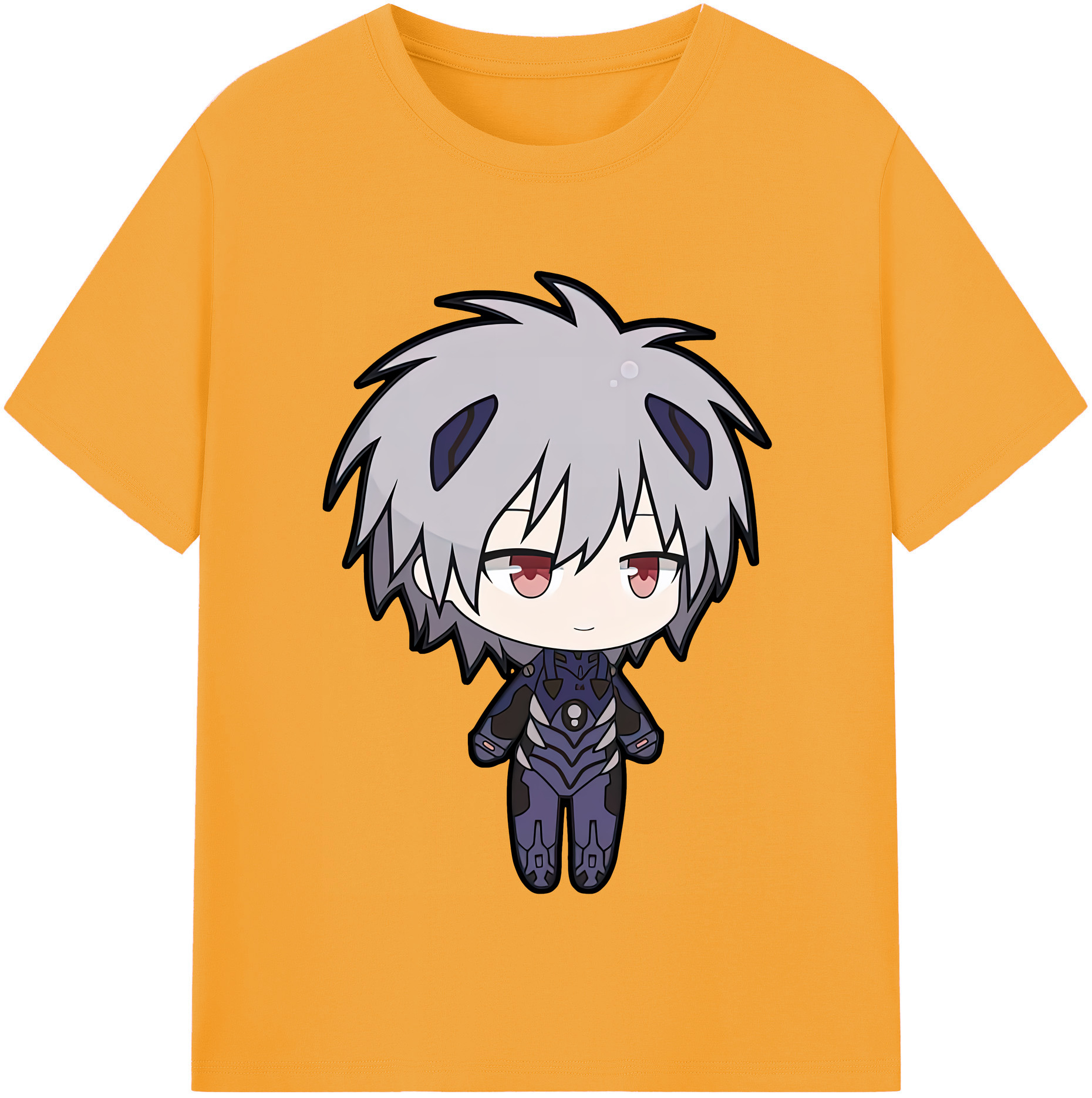 （画像用） EVA 新世紀エヴァンゲリオン レディースカジュアルプリントTシャツ（綿100％）