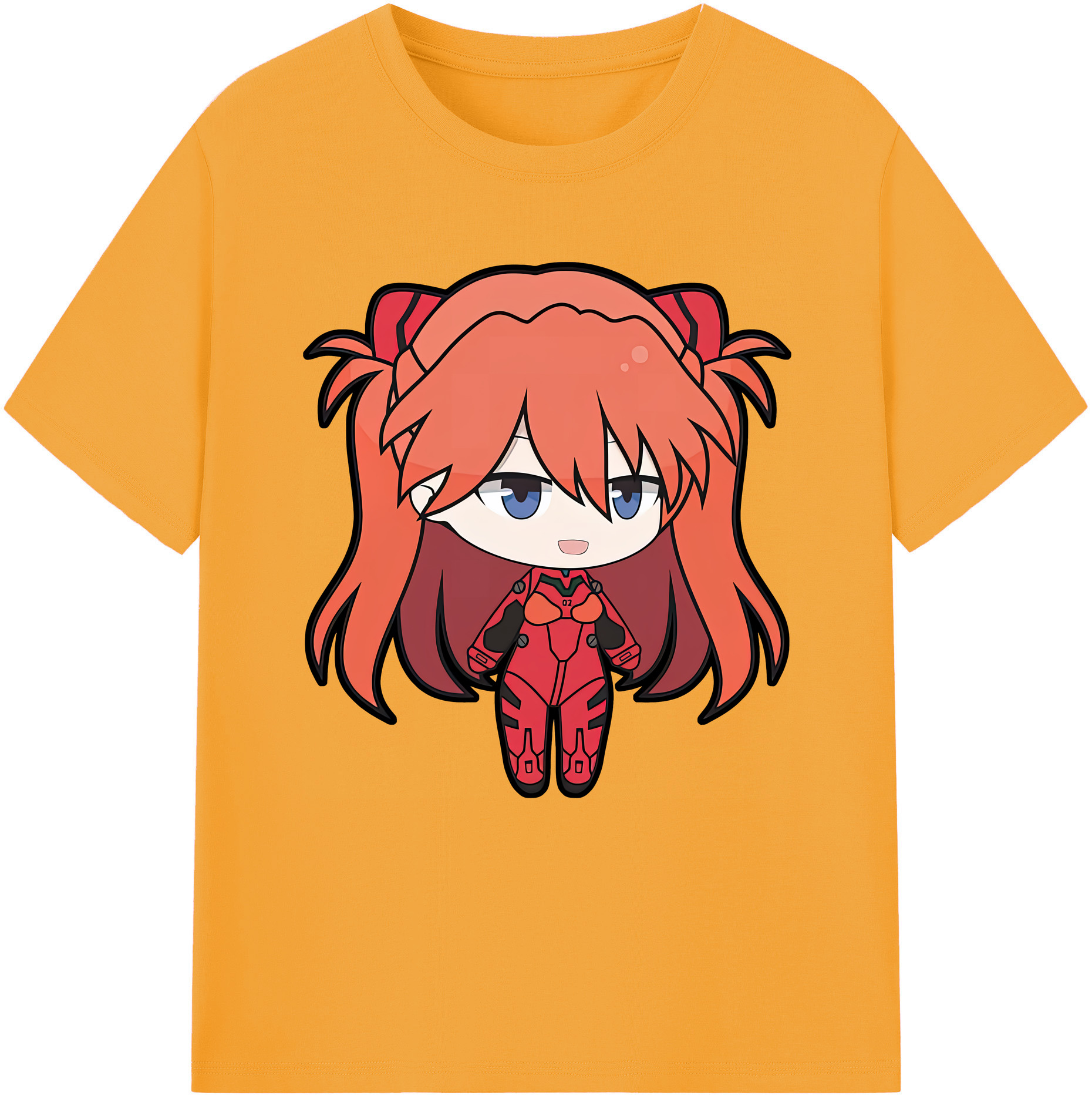 （画像用） EVA 新世紀エヴァンゲリオン レディースカジュアルプリントTシャツ（綿100％）