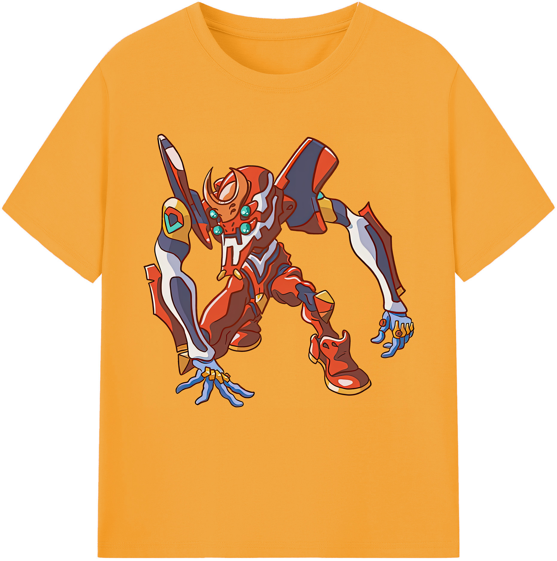 （画像用） EVA 新世紀エヴァンゲリオン レディースカジュアルプリントTシャツ（綿100％）