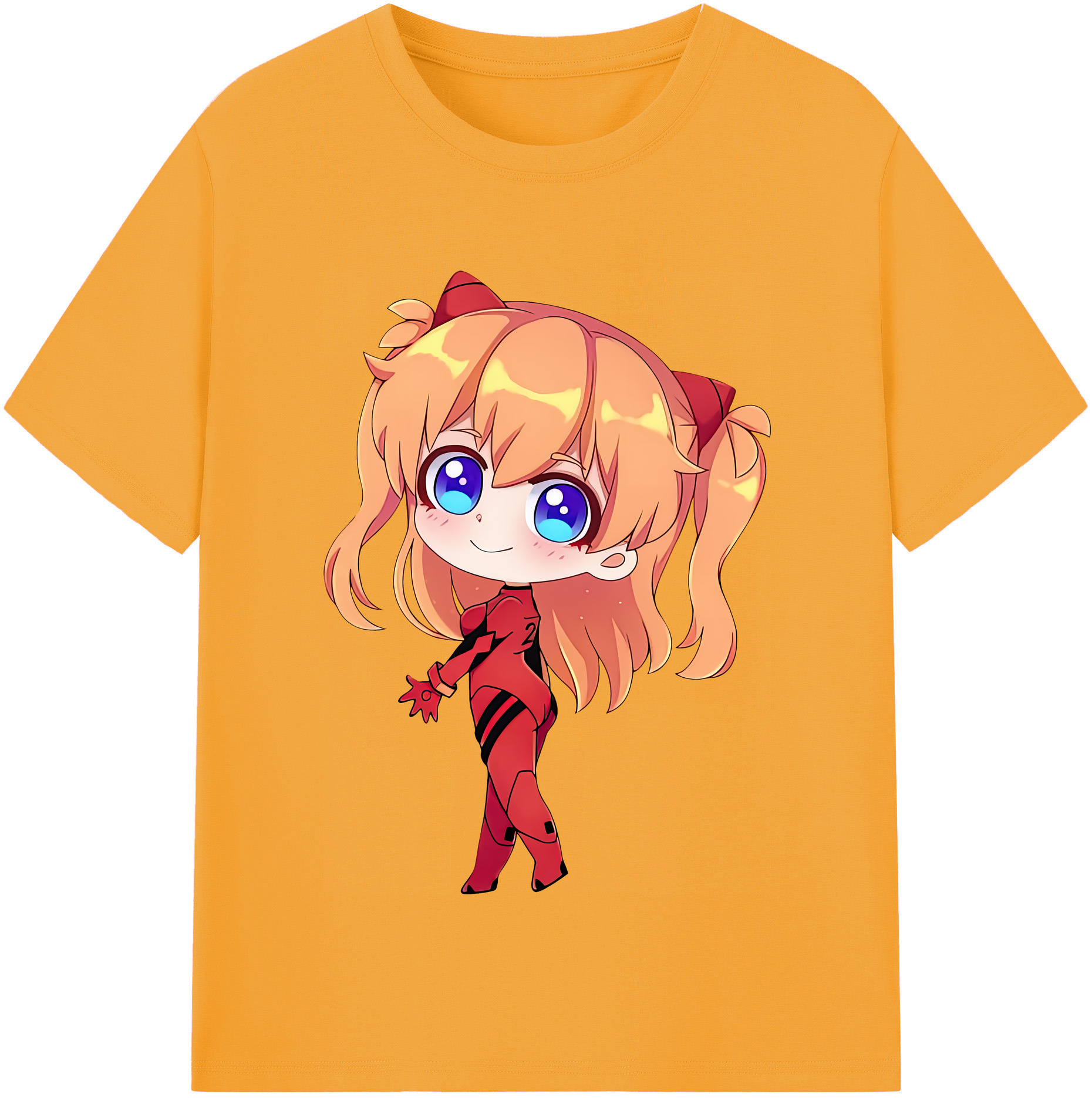 （画像用） EVA 新世紀エヴァンゲリオン レディースカジュアルプリントTシャツ（綿100％）