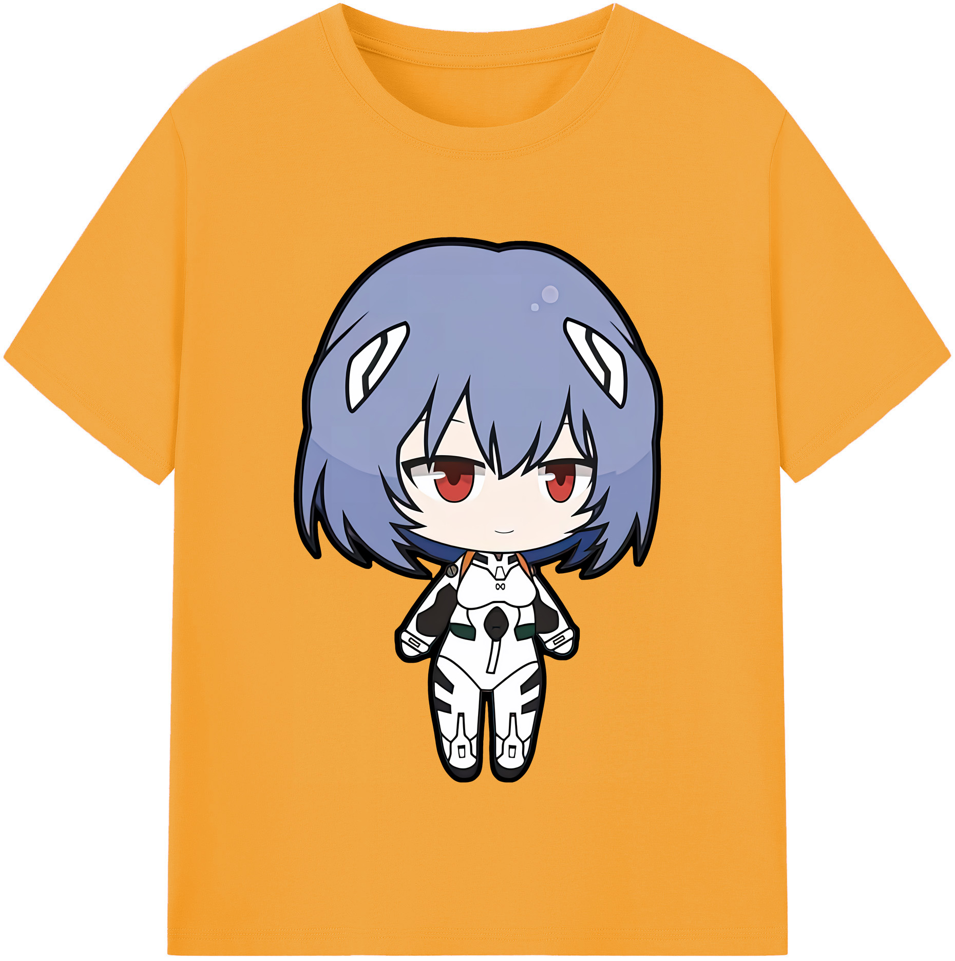 （画像用） EVA 新世紀エヴァンゲリオン レディースカジュアルプリントTシャツ（綿100％）