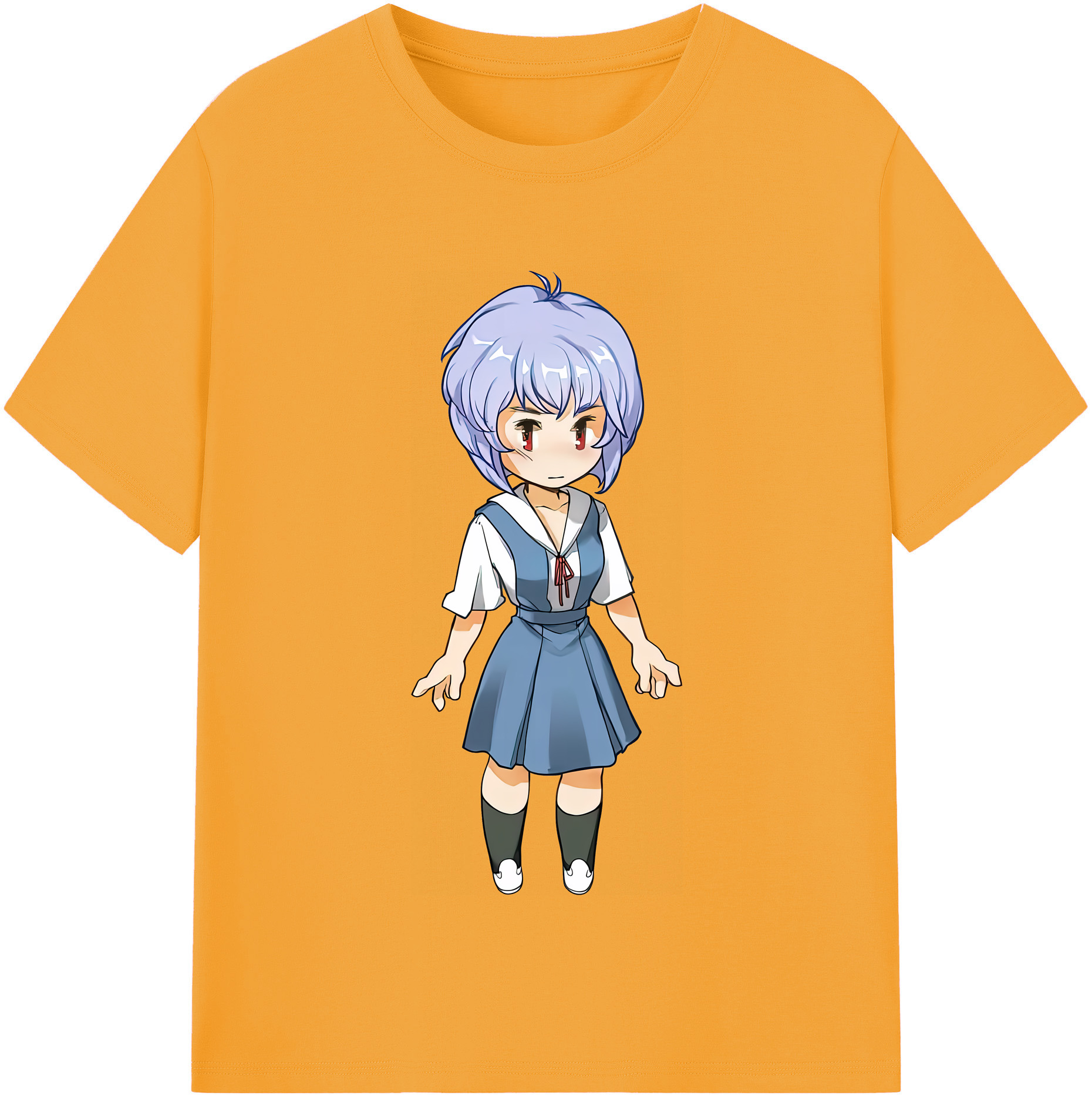 （画像用） EVA 新世紀エヴァンゲリオン レディースカジュアルプリントTシャツ（綿100％）