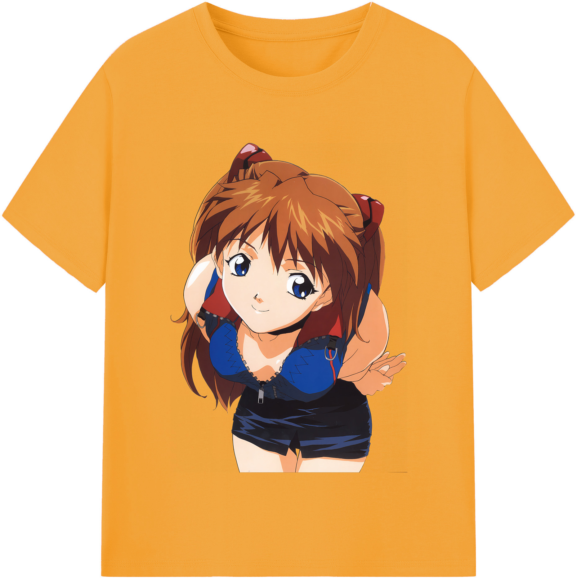 （画像用） EVA 新世紀エヴァンゲリオン レディースカジュアルプリントTシャツ（綿100％）