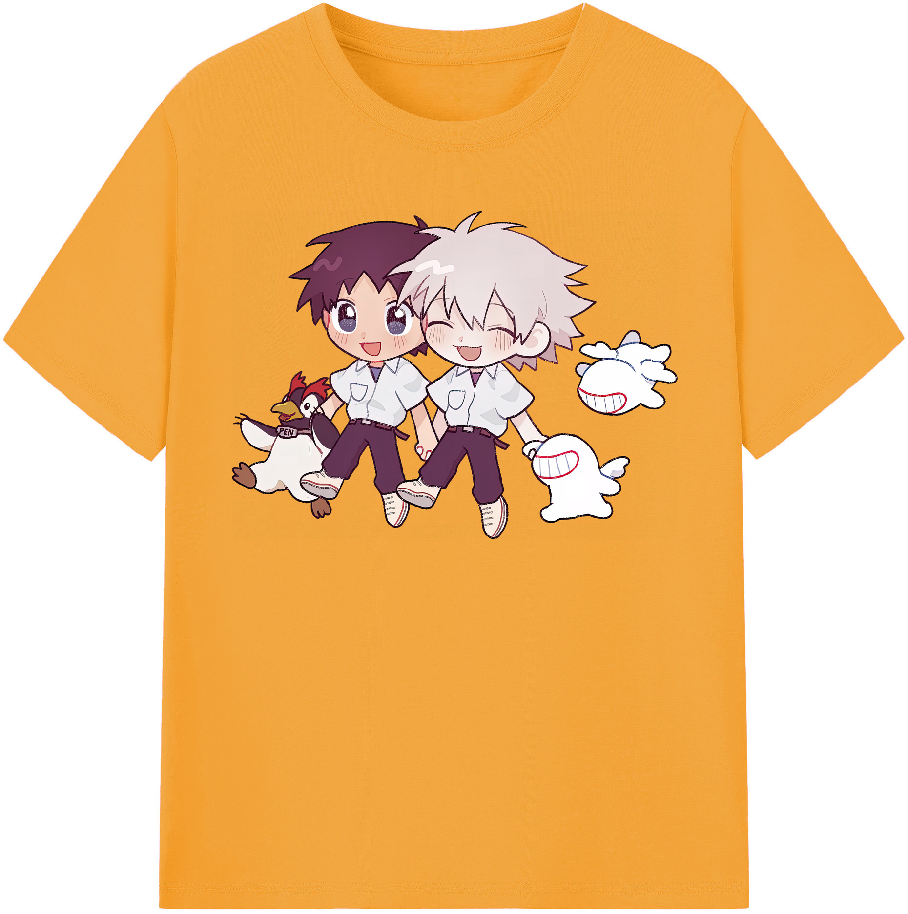 （画像用） EVA 新世紀エヴァンゲリオン レディースカジュアルプリントTシャツ（綿100％）