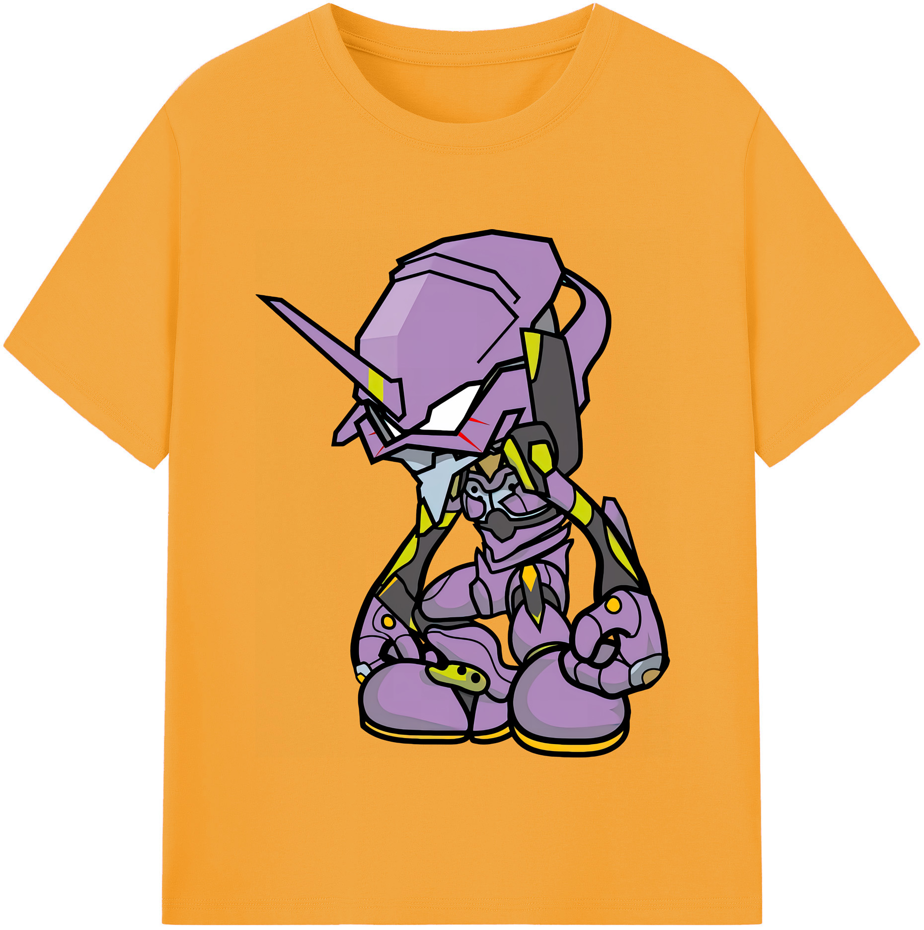 （画像用） EVA 新世紀エヴァンゲリオン レディースカジュアルプリントTシャツ（綿100％）
