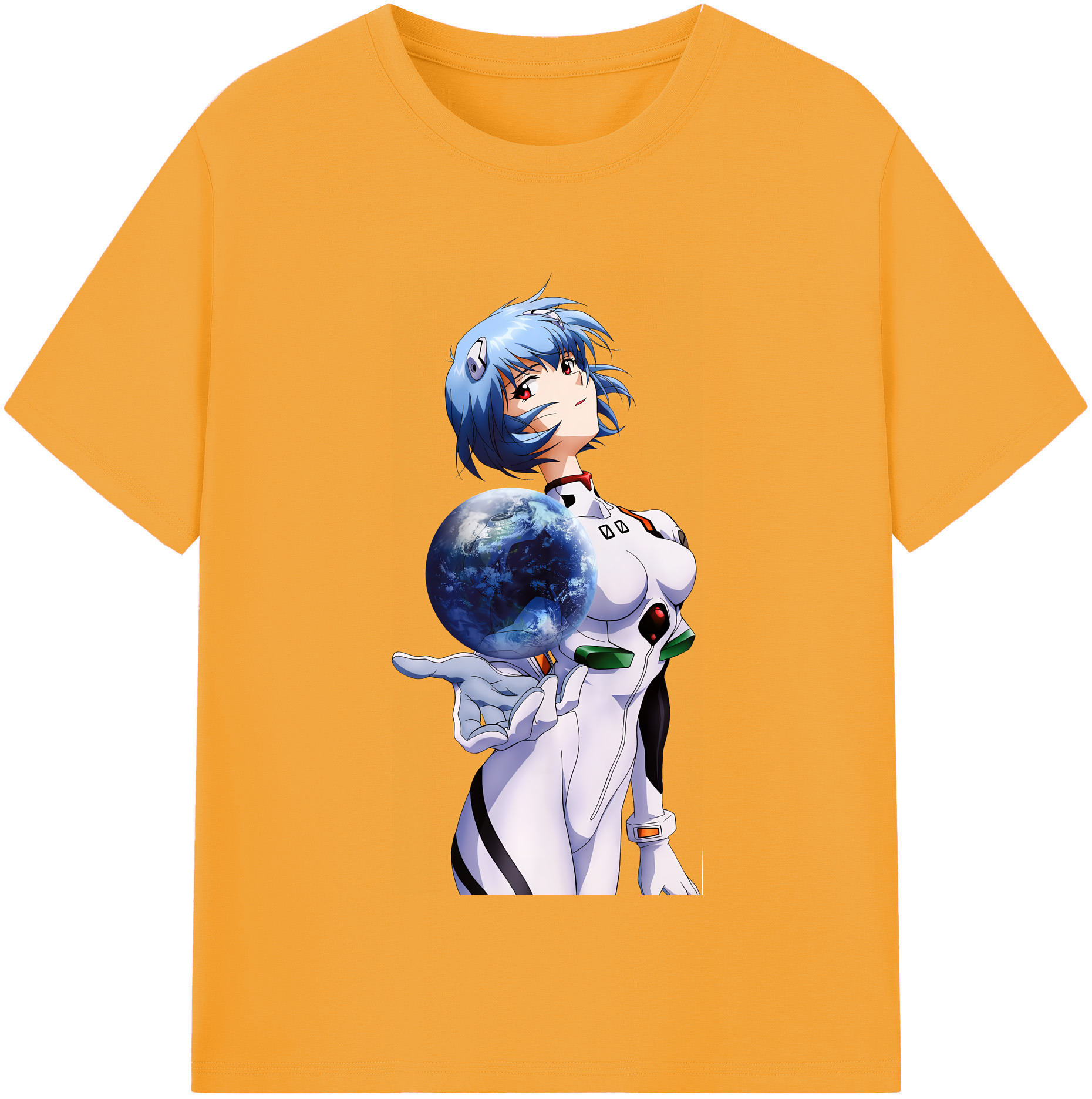 （画像用） EVA 新世紀エヴァンゲリオン レディースカジュアルプリントTシャツ（綿100％）
