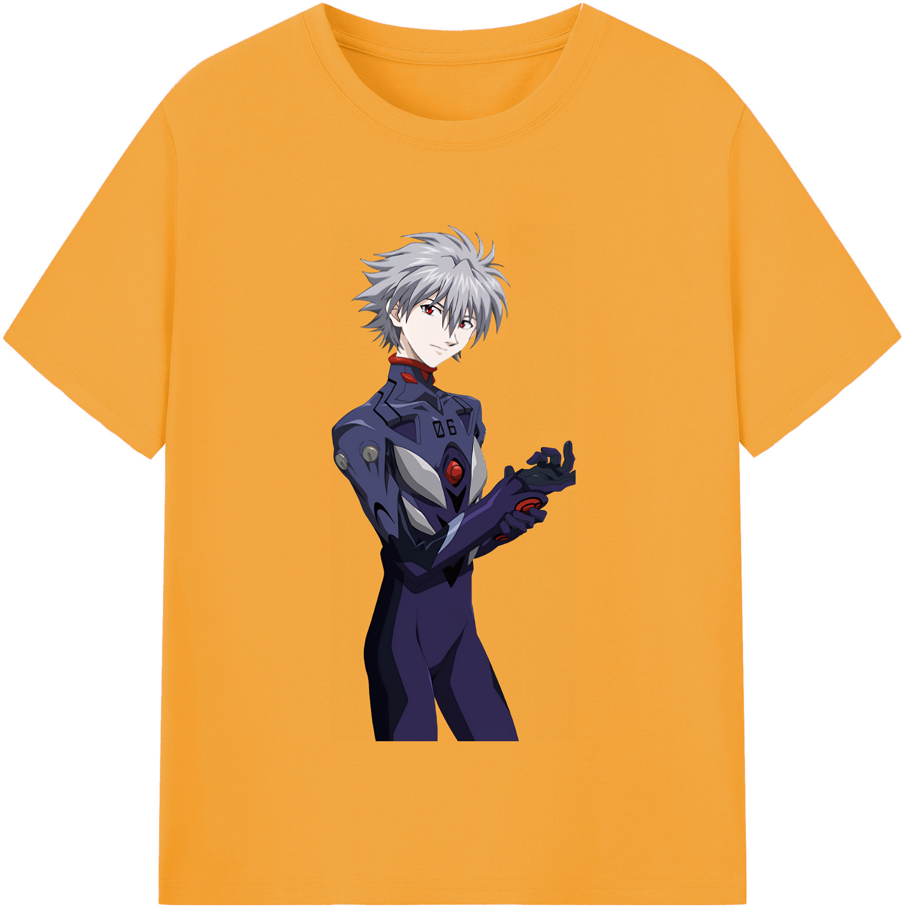 （画像用） EVA 新世紀エヴァンゲリオン レディースカジュアルプリントTシャツ（綿100％）