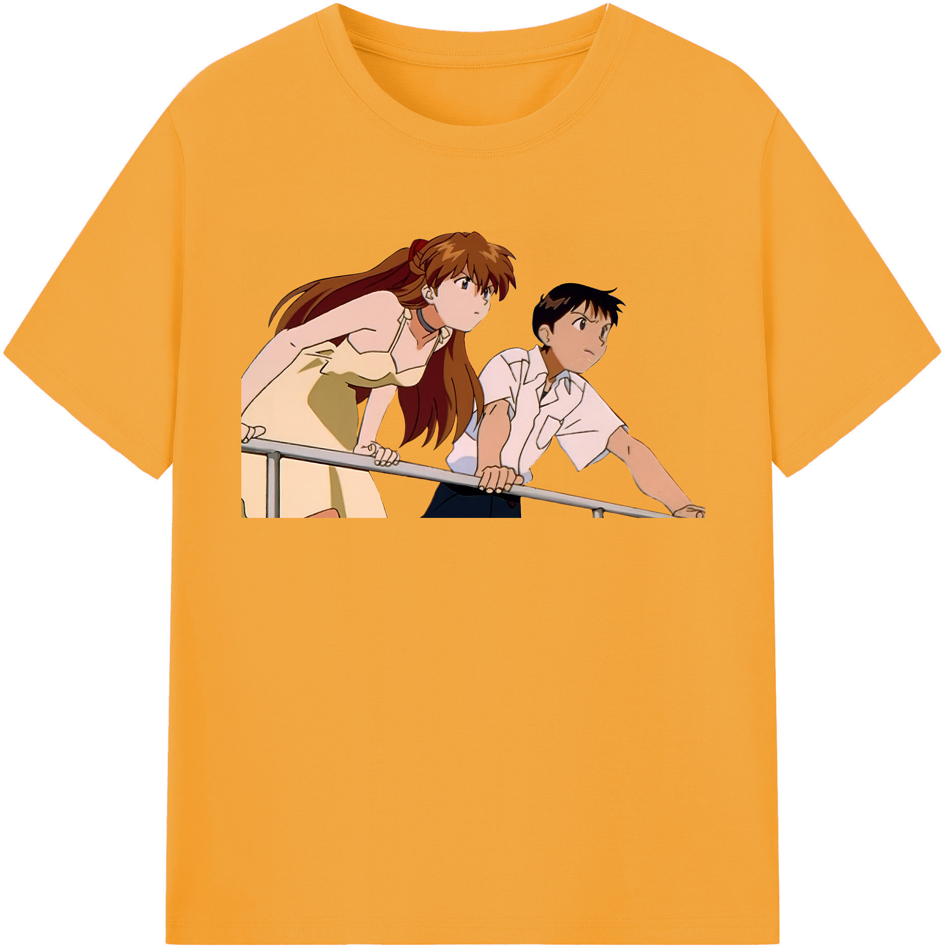 （画像用） EVA 新世紀エヴァンゲリオン レディースカジュアルプリントTシャツ（綿100％）