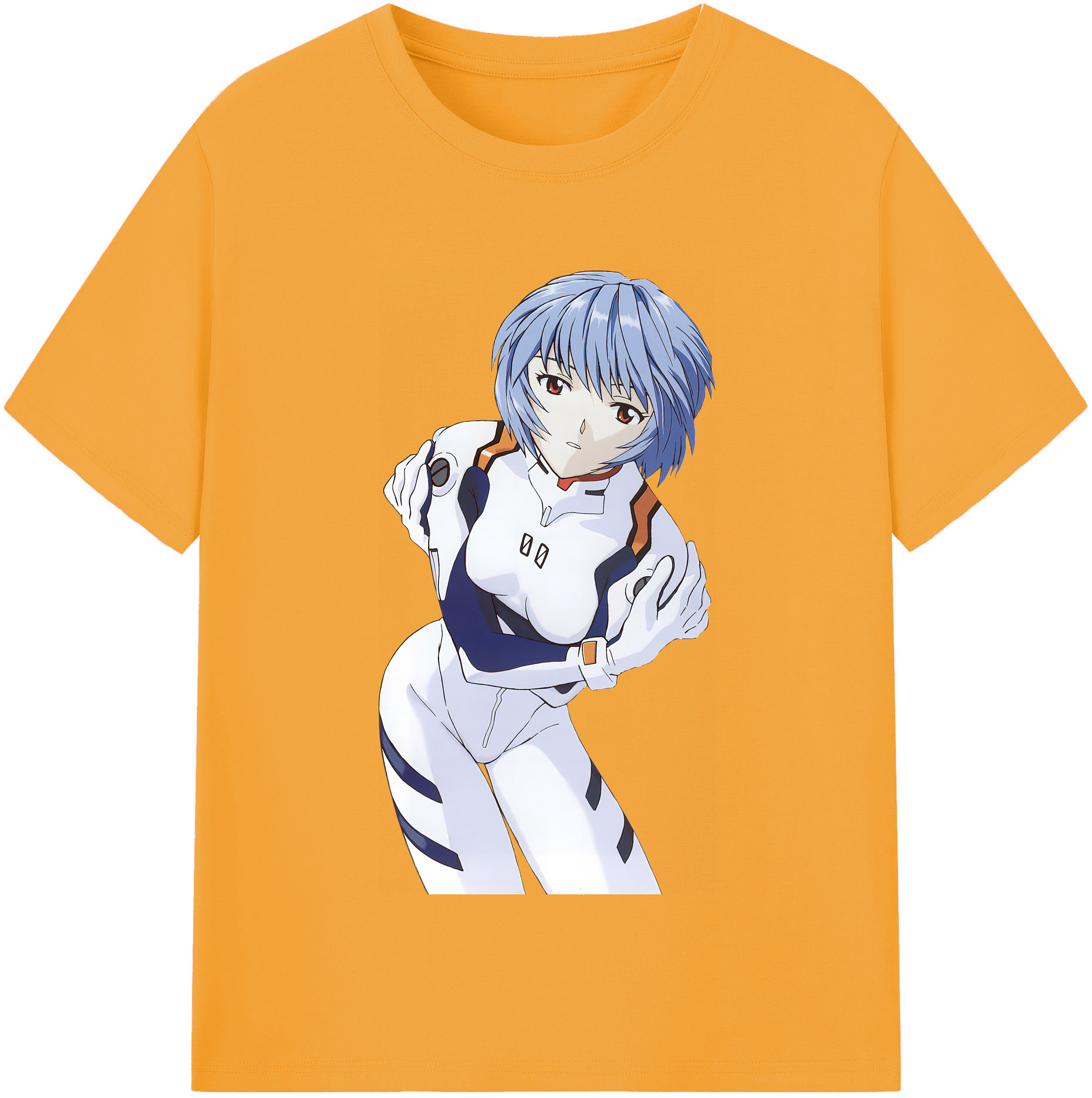 （画像用） EVA 新世紀エヴァンゲリオン レディースカジュアルプリントTシャツ（綿100％）