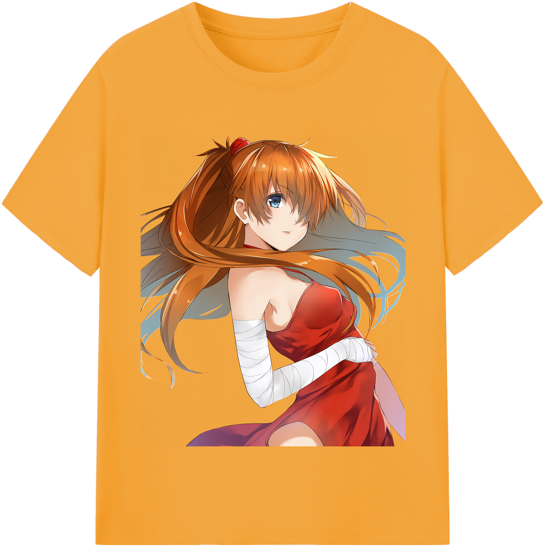 （画像用） EVA 新世紀エヴァンゲリオン レディースカジュアルプリントTシャツ（綿100％）