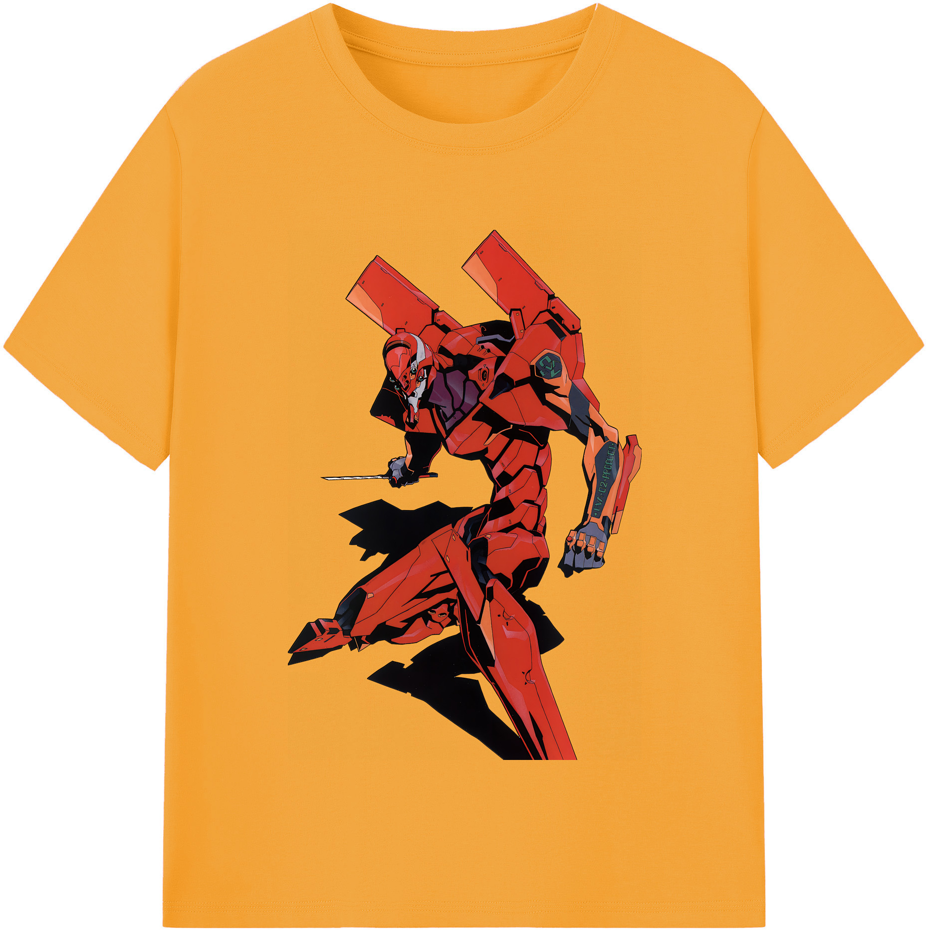 （画像用） EVA 新世紀エヴァンゲリオン レディースカジュアルプリントTシャツ（綿100％）