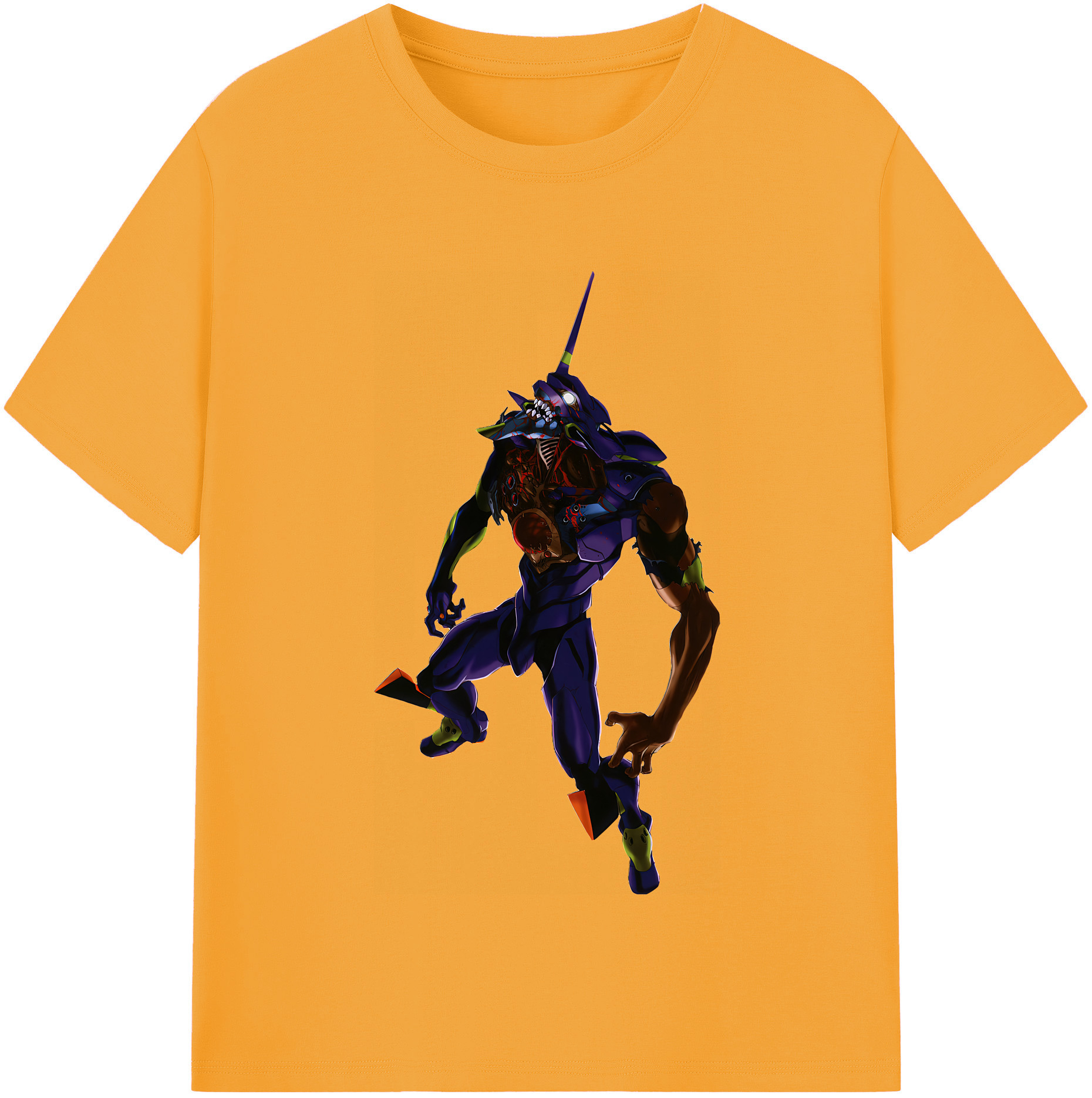 （画像用） EVA 新世紀エヴァンゲリオン レディースカジュアルプリントTシャツ（綿100％）