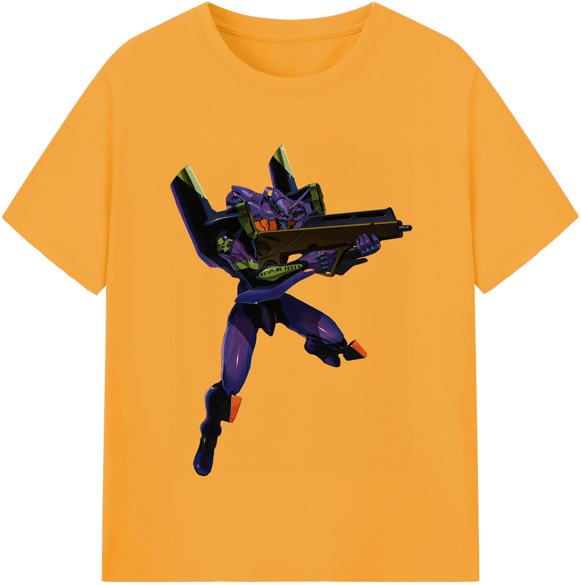 （画像用） EVA 新世紀エヴァンゲリオン レディースカジュアルプリントTシャツ（綿100％）