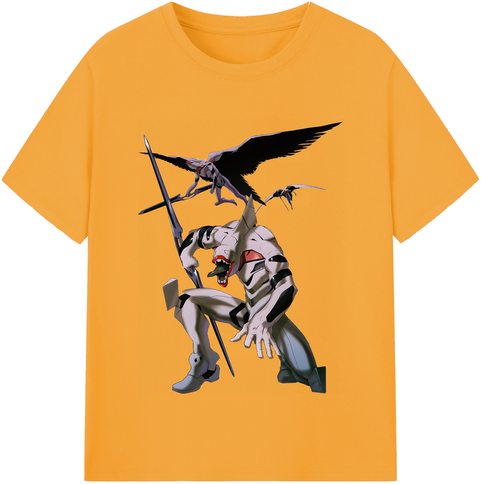 （画像用） EVA 新世紀エヴァンゲリオン レディースカジュアルプリントTシャツ（綿100％）