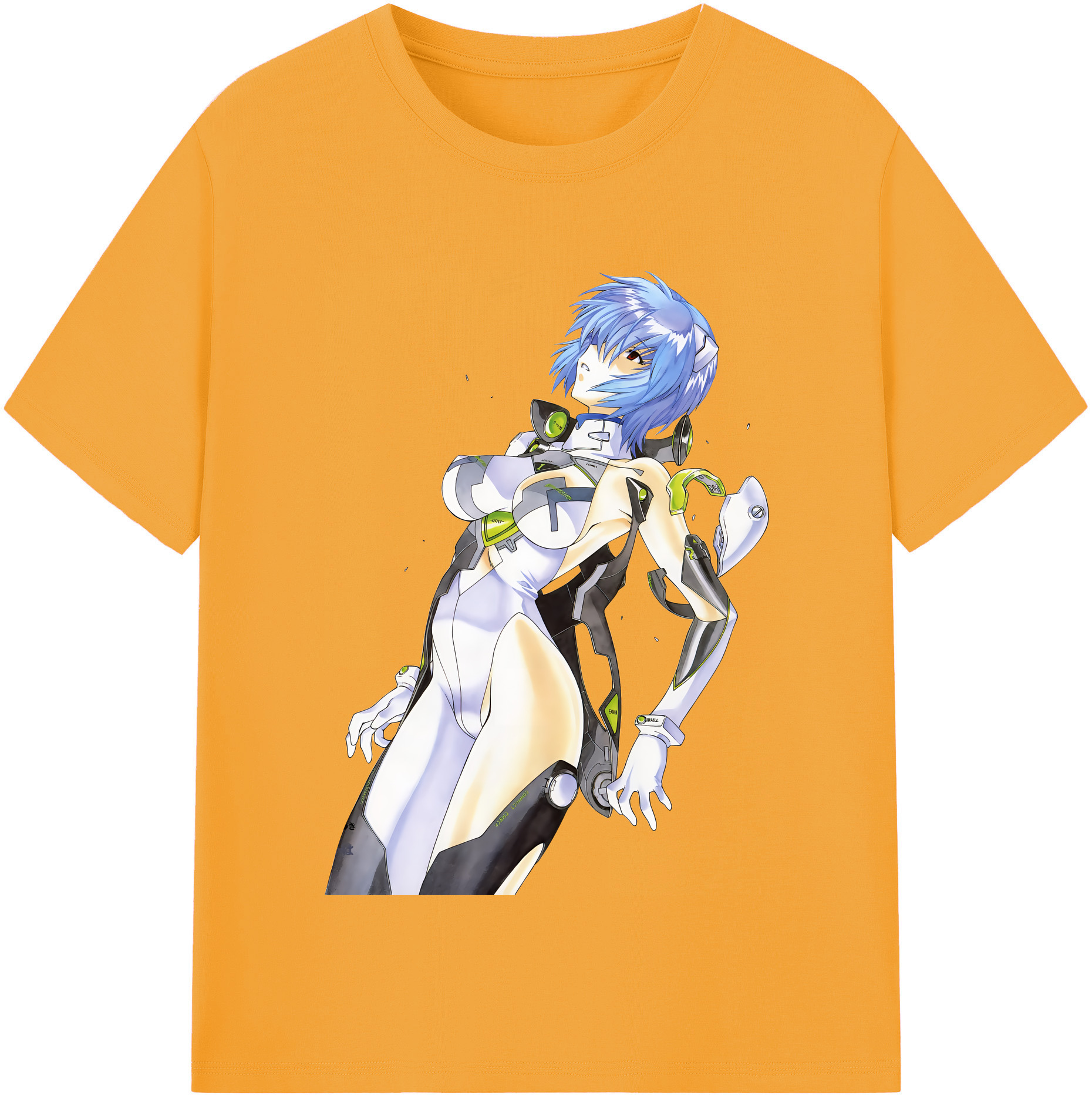 （画像用） EVA 新世紀エヴァンゲリオン レディースカジュアルプリントTシャツ（綿100％）
